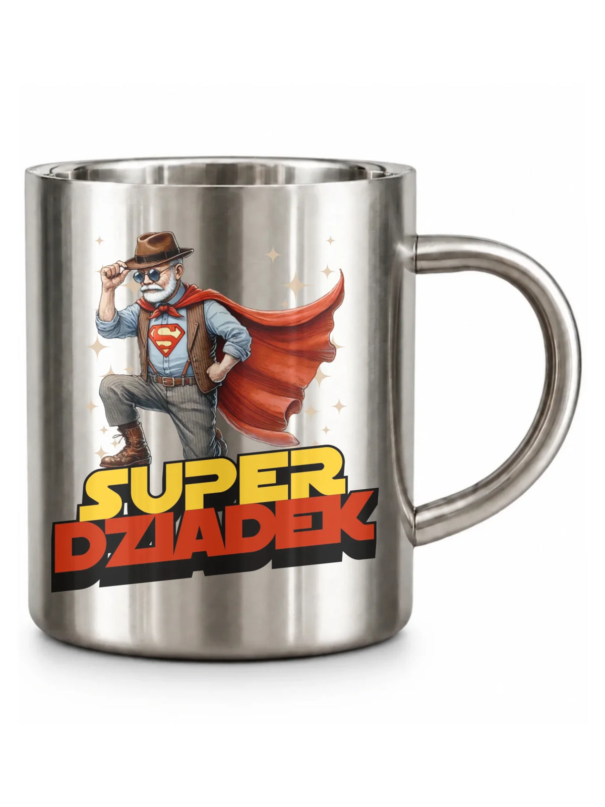 Kubek metalowy dla dziadka - Super Dziadek D29