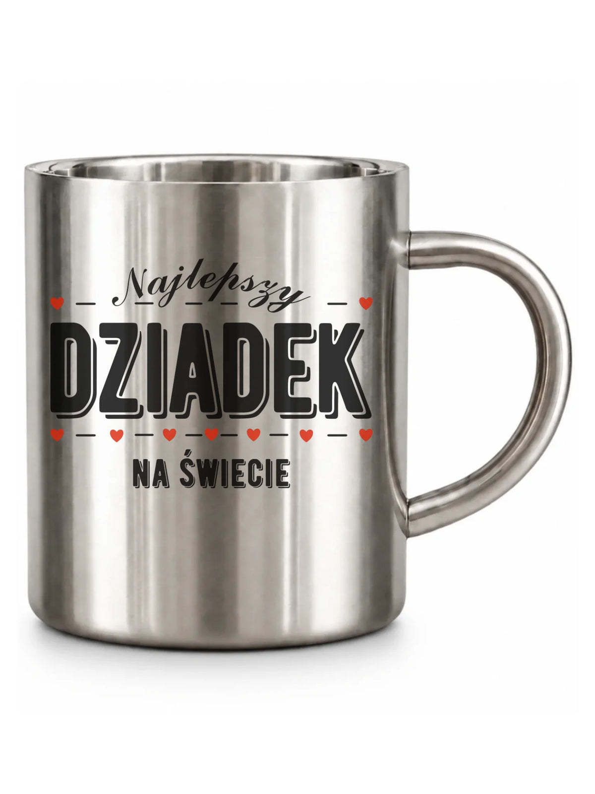 Kubek metalowy dla dziadka - Najlepszy dziadek na świecie D23