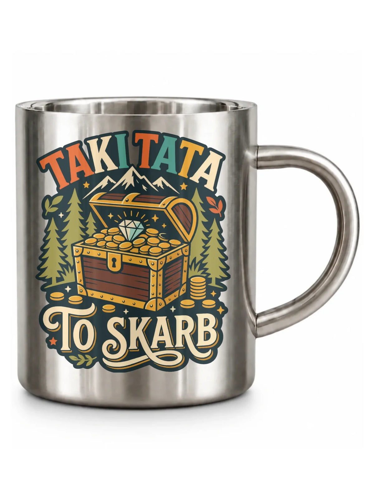 Kubek turystyczny dla taty - Taki tata to skarb DT10