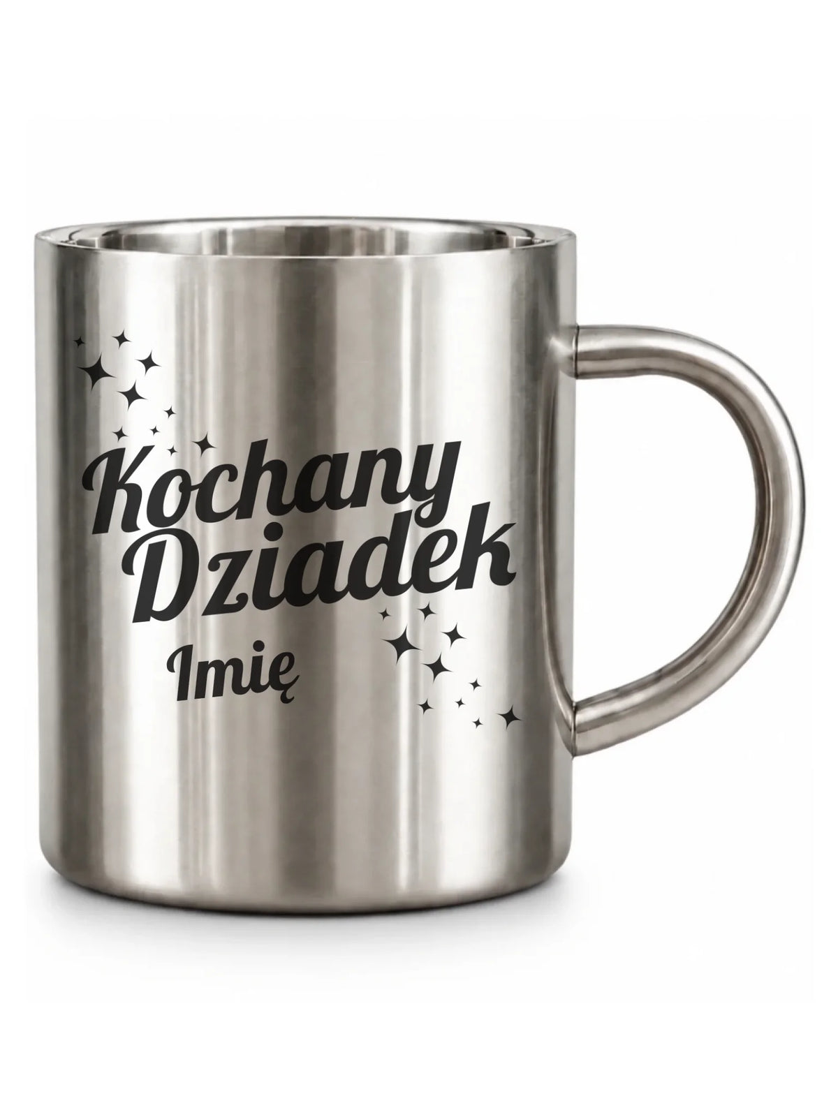 Kubek metalowy dla dziadka - Kochany Dziadek - personalizowany D05