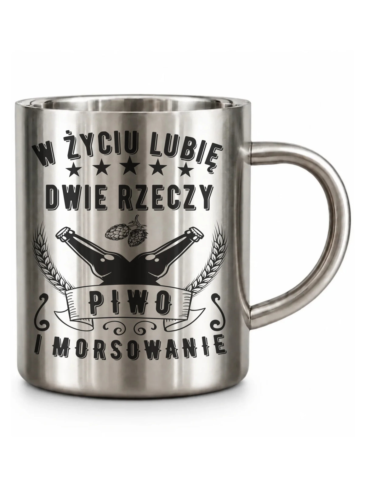 Kubek metalowy - prezent dla morsa - Piwo i morsowanie - Mors HM09