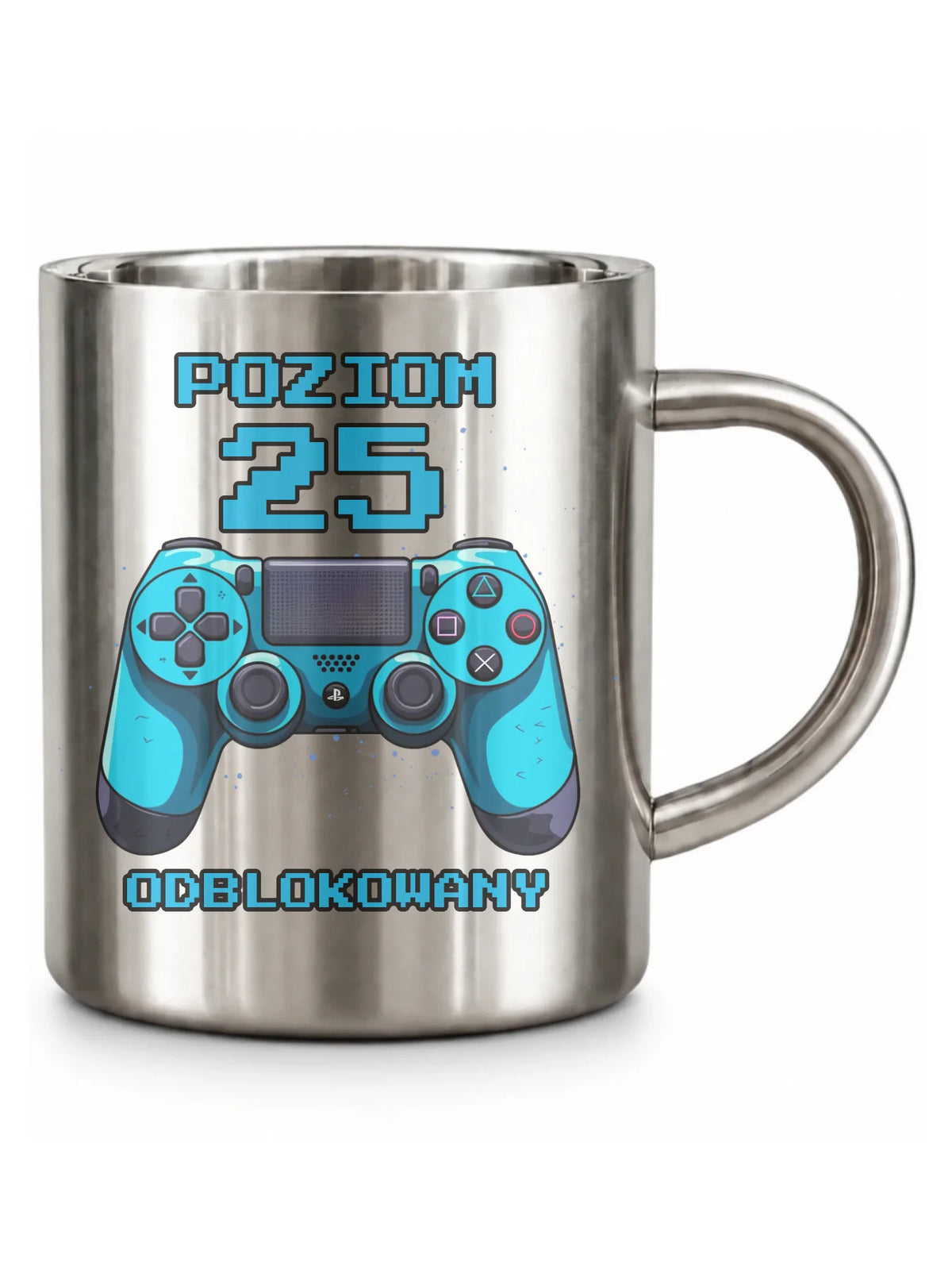Poziom odblokowany (wiek) | Kubek metalowy na urodziny dla gracza U24
