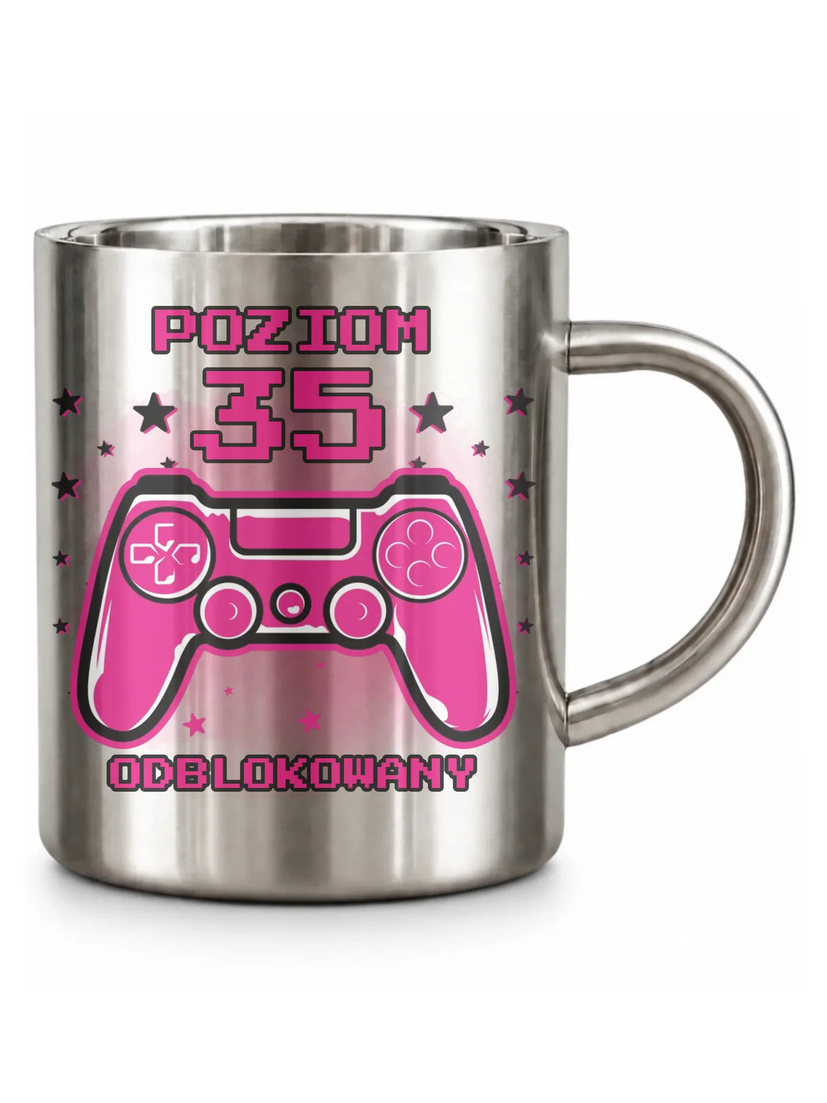 Poziom odblokowany (wiek) | Kubek metalowy na urodziny dla gracza U23