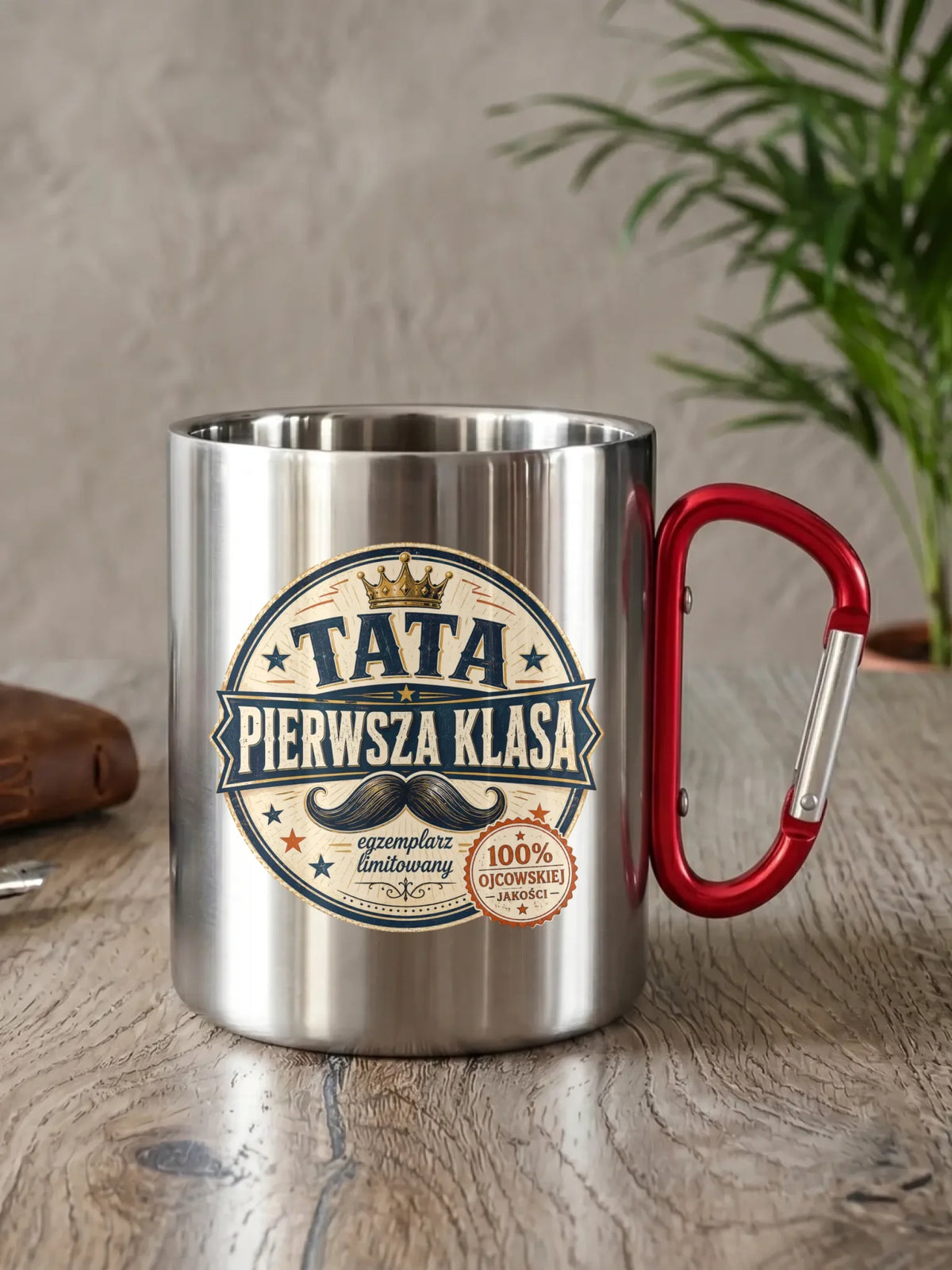Kubek turystyczny dla taty - Tata pierwsza klasa DT16