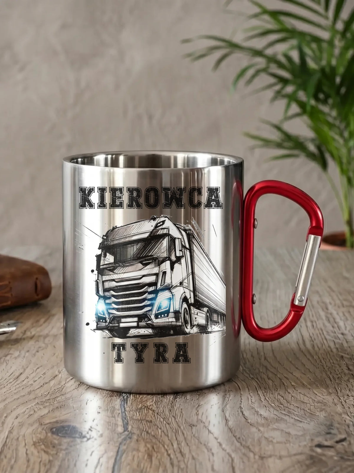 Kubek turystyczny dla zawodowego kierowcy - Kierowca tyra ZKT07