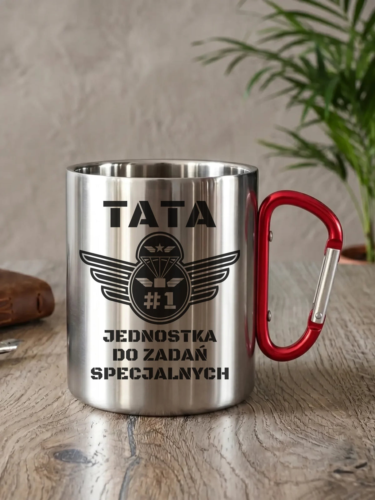 Kubek turystyczny dla taty - Tata jednostka do zadań specjalnych  DT42