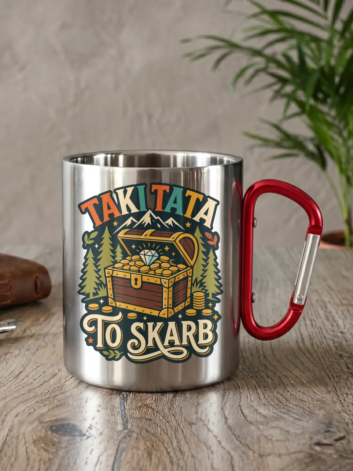 Kubek turystyczny dla taty - Taki tata to skarb DT10