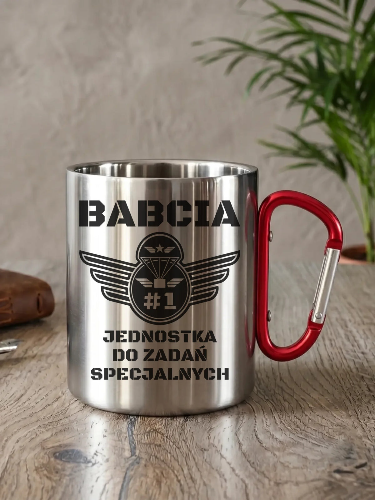 Kubek metalowy dla babci - Babcia jednostka do zadań specjalnych B31
