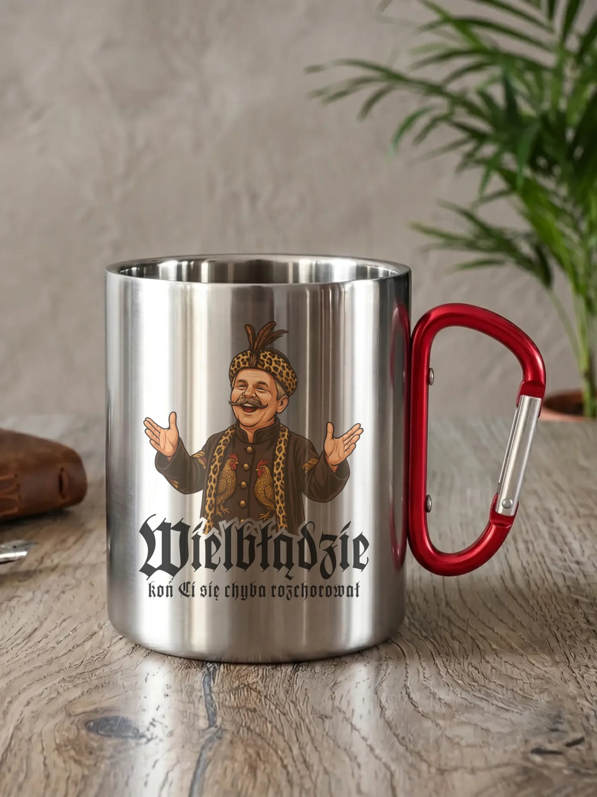 Kubek metalowy - Wielbłądzie, koń Ci się chyba rozchorował - dla fanów serialu 1670 H61
