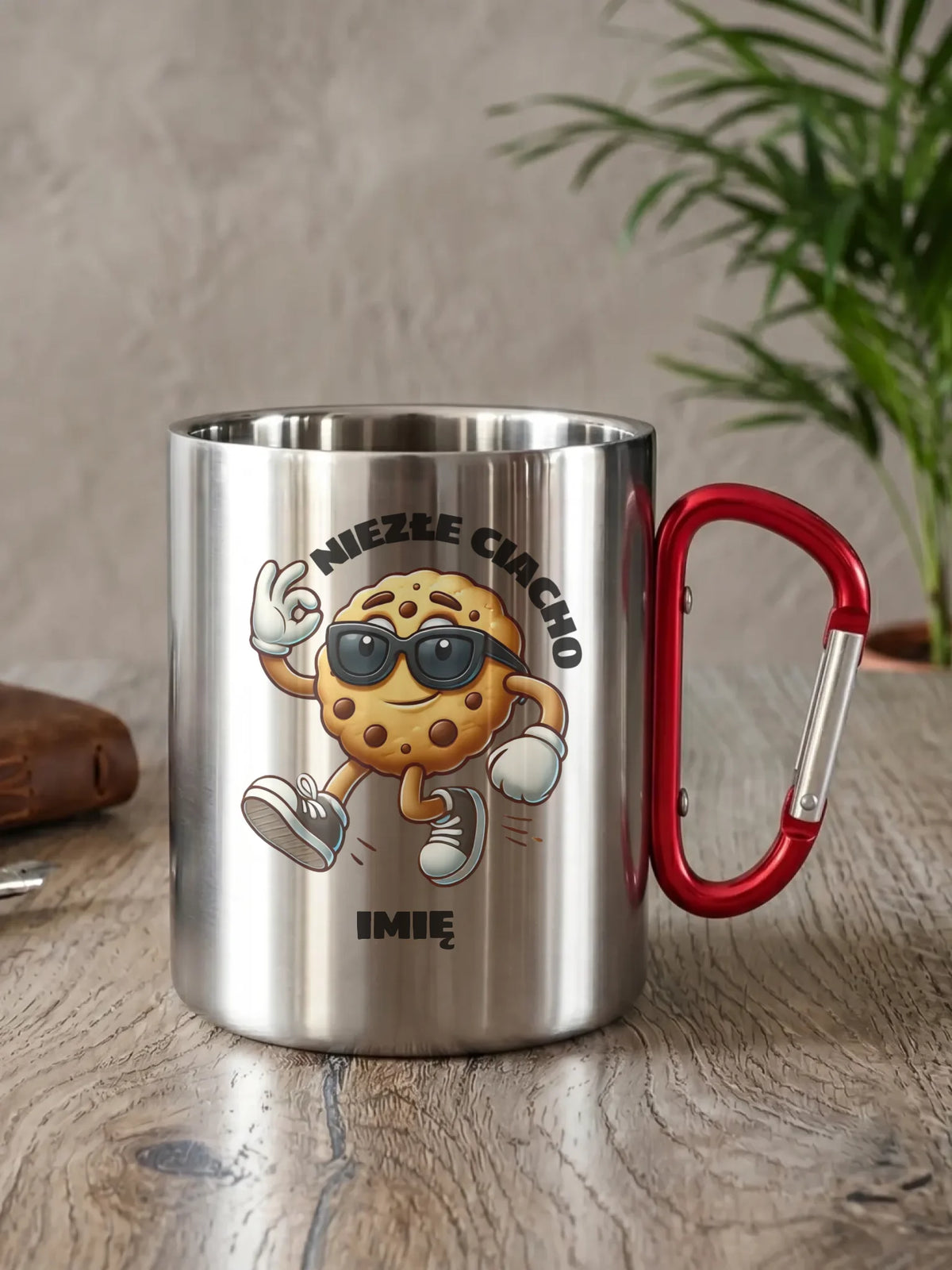 Kubek metalowy - Niezłe ciacho - personalizowany DCH31