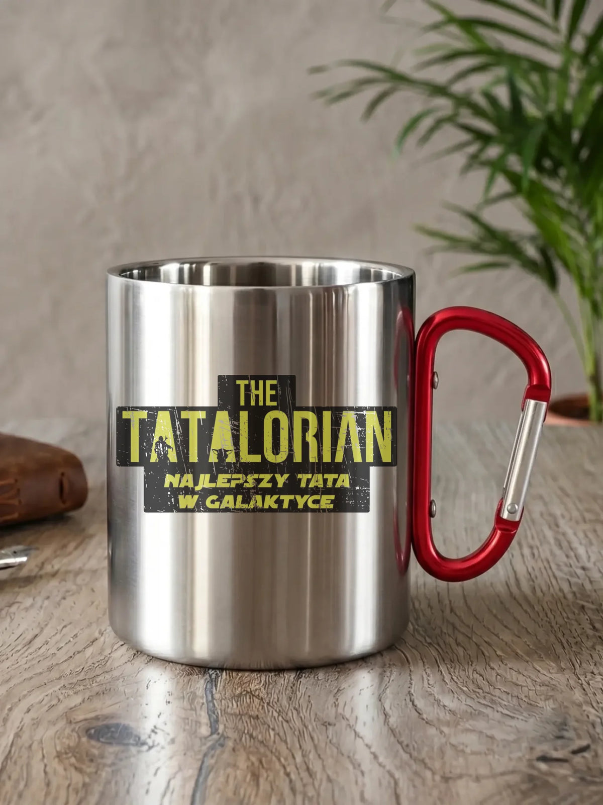 Tatalorian najlepszy tata w galaktyce | Metalowy kubek dla taty DT59