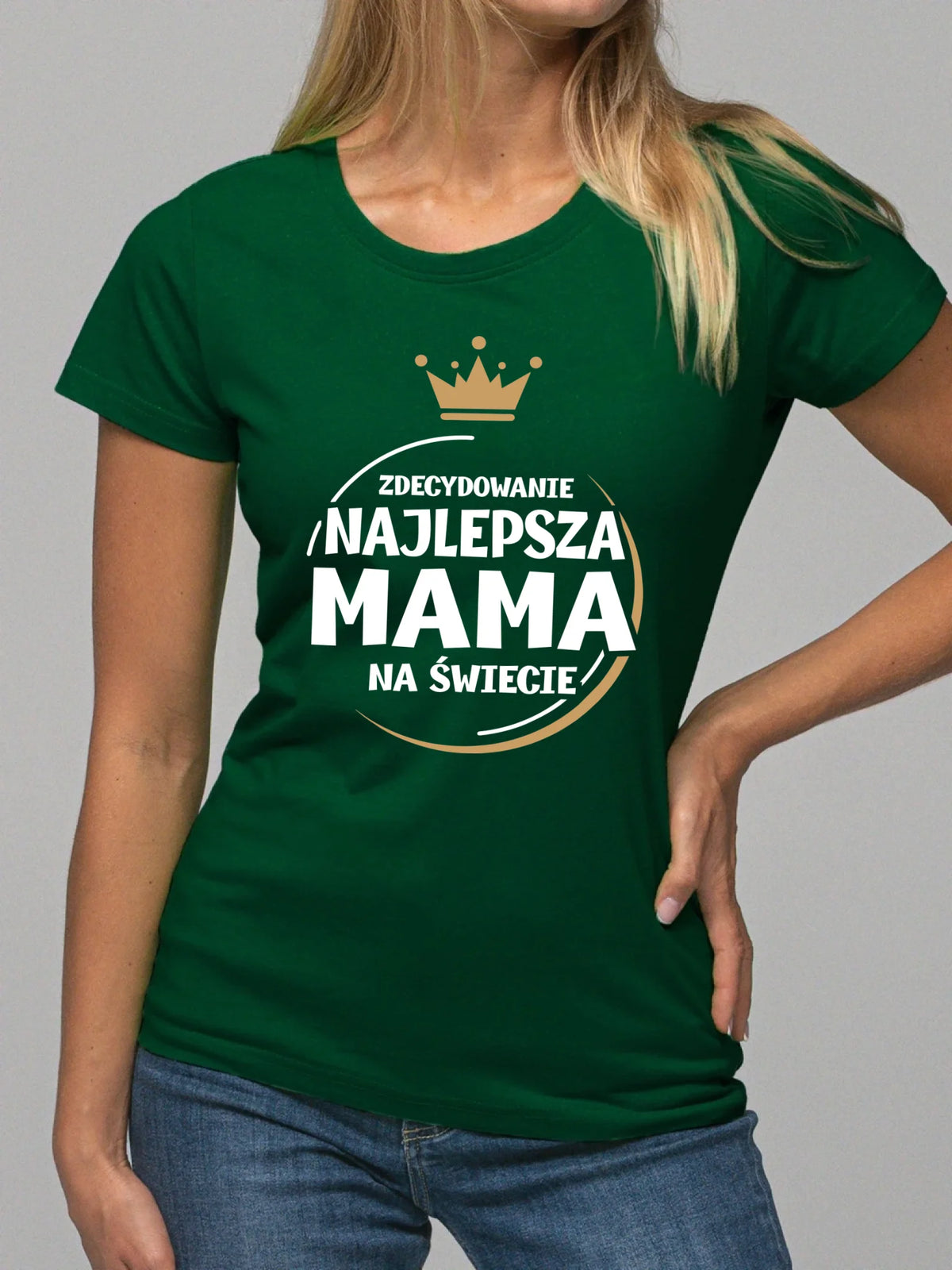 Koszulka dla mamy - Zdecydowanie najlepsza mama na świecie DM25