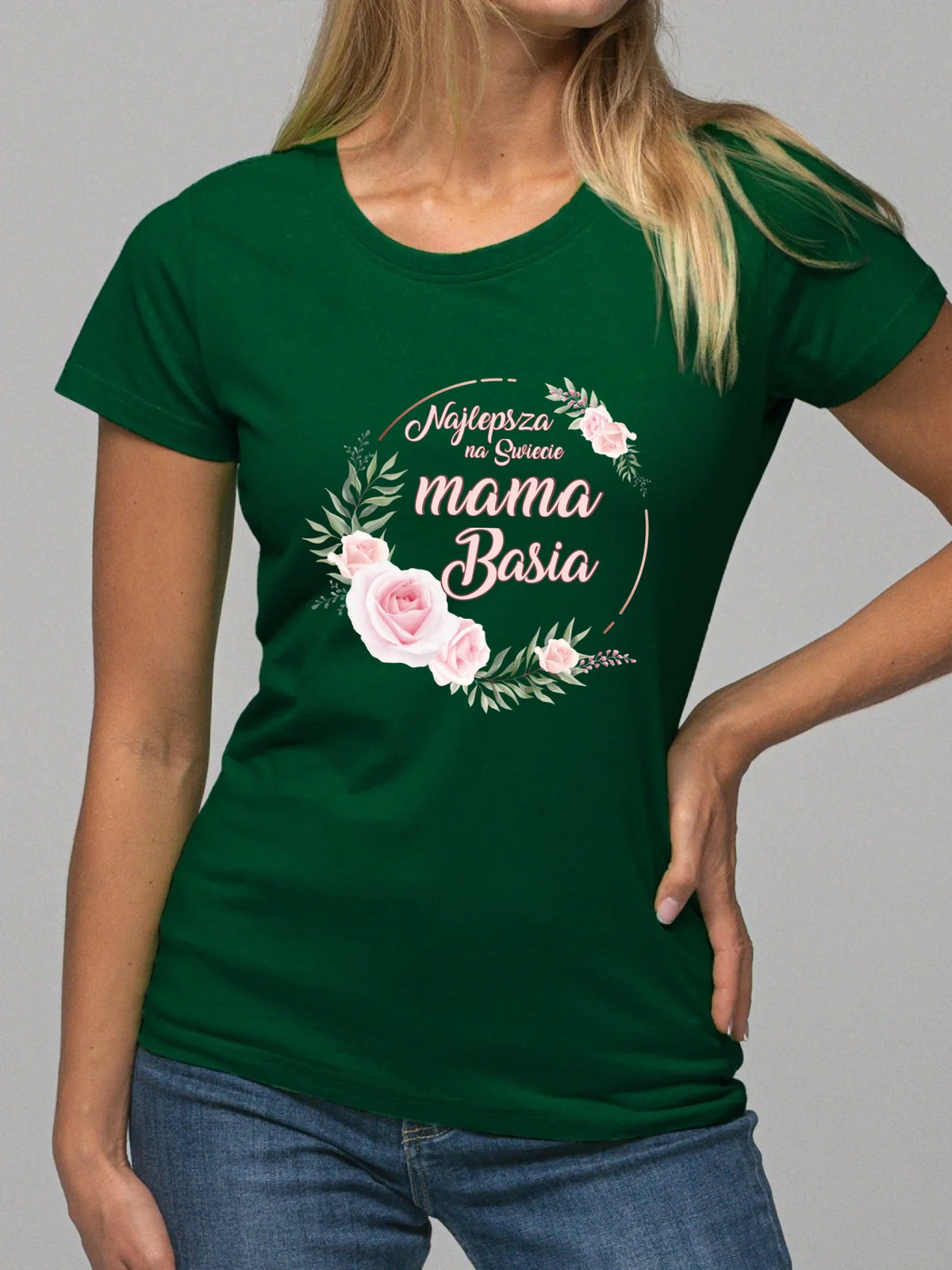 Koszulka dla mamy - Najlepsza na Świecie mama - personalizowana DM17