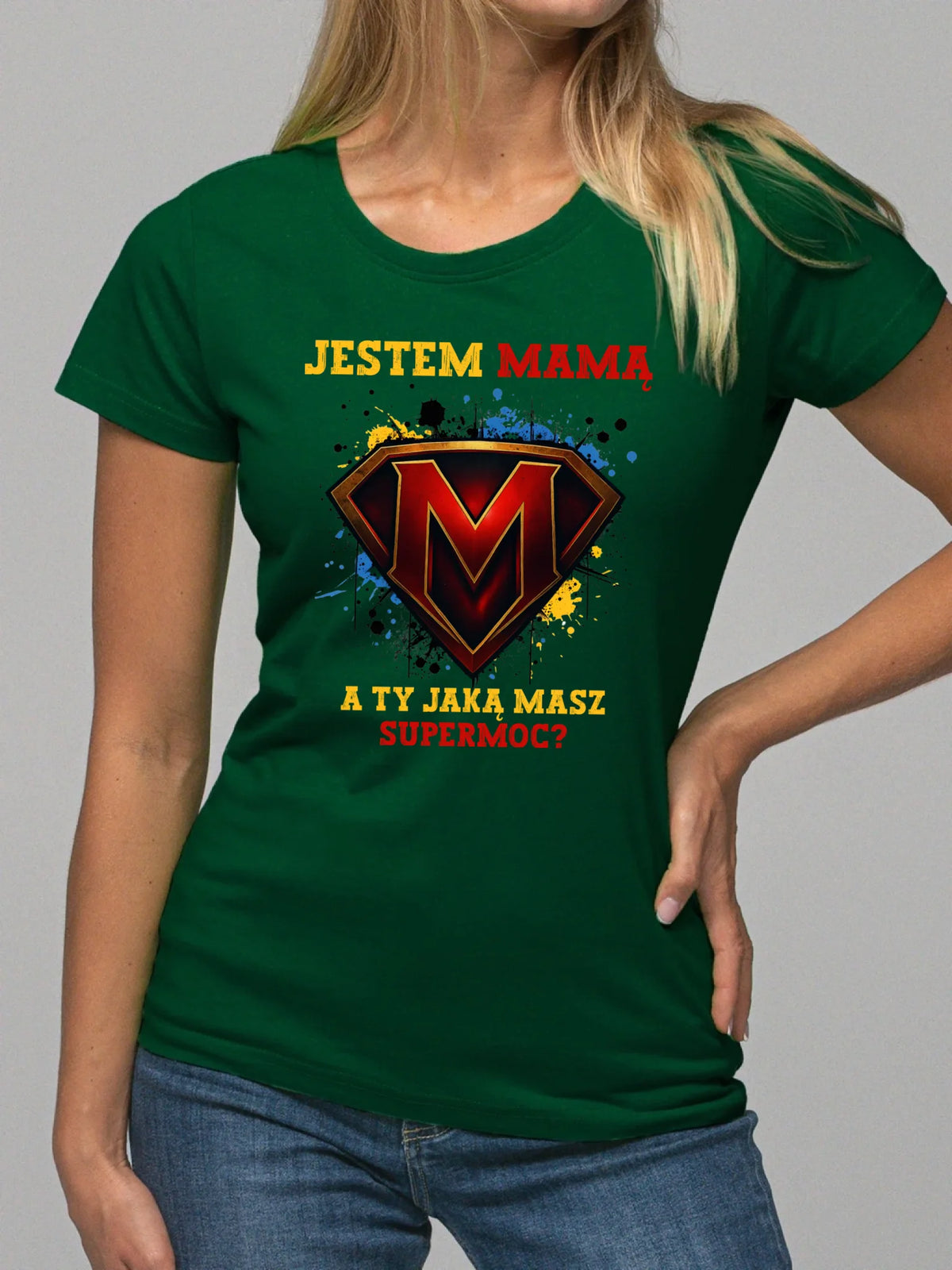 Koszulka dla mamy - Jestem mamą A Ty jaką masz supermoc? DM04