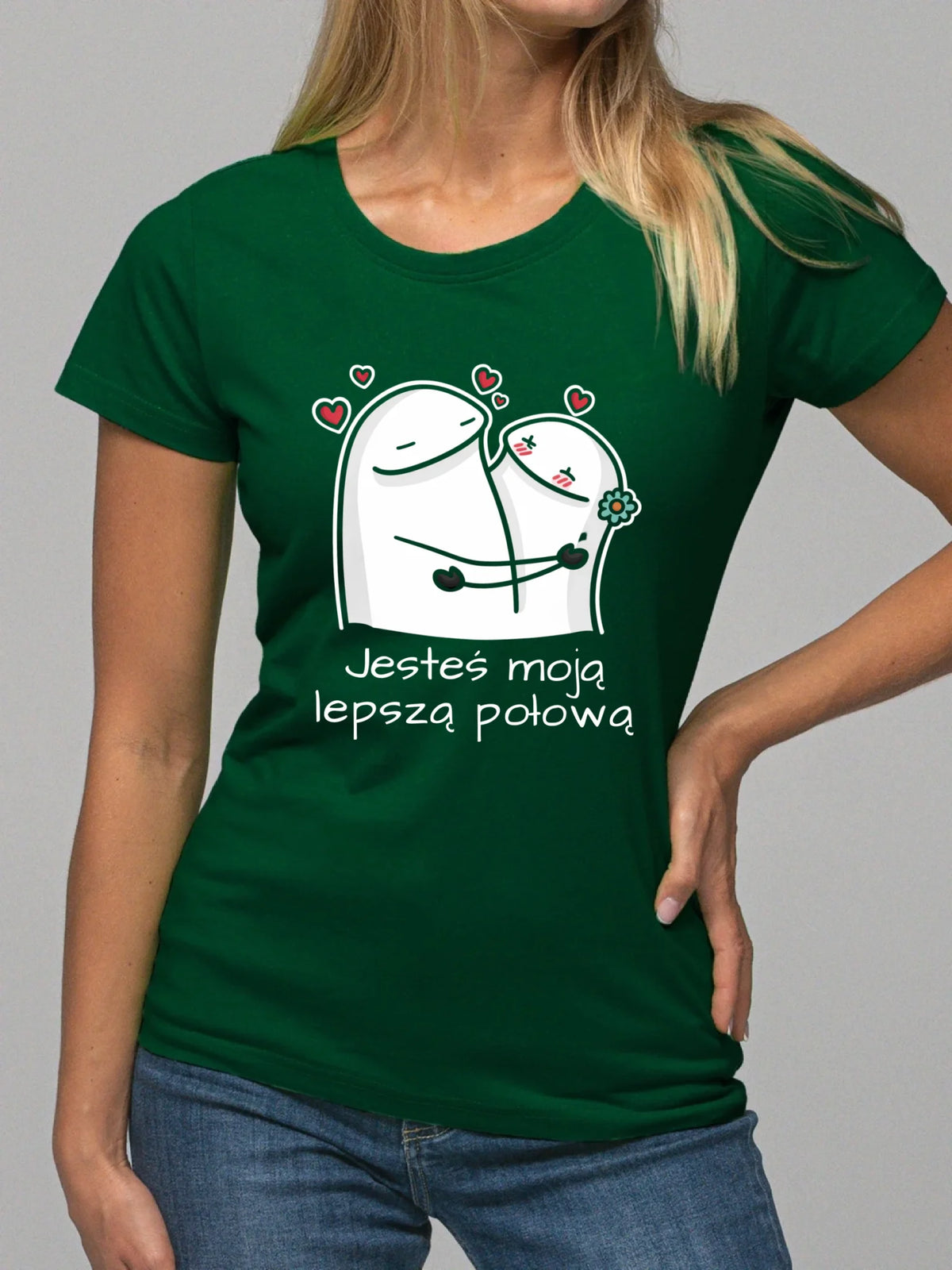Koszulka damska - Jesteś moją lepszą połową W87