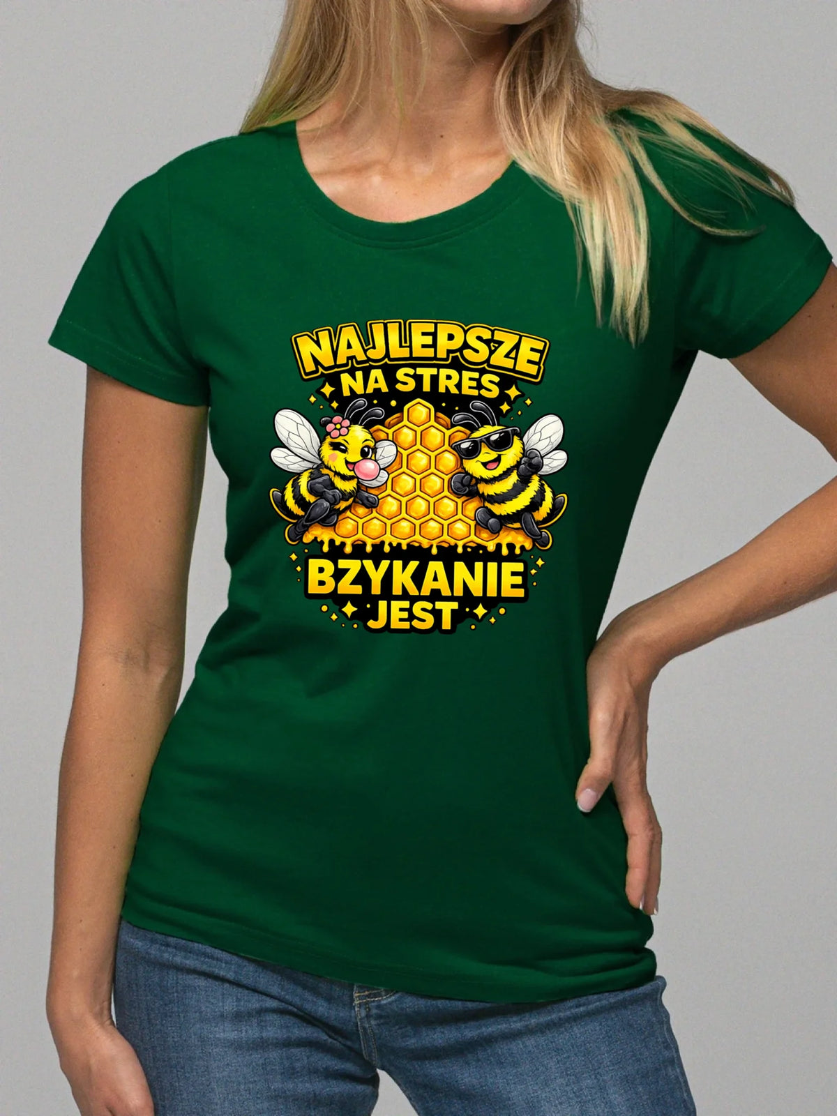 Koszulka damska - Najlepsze na stres bzykanie jest W79