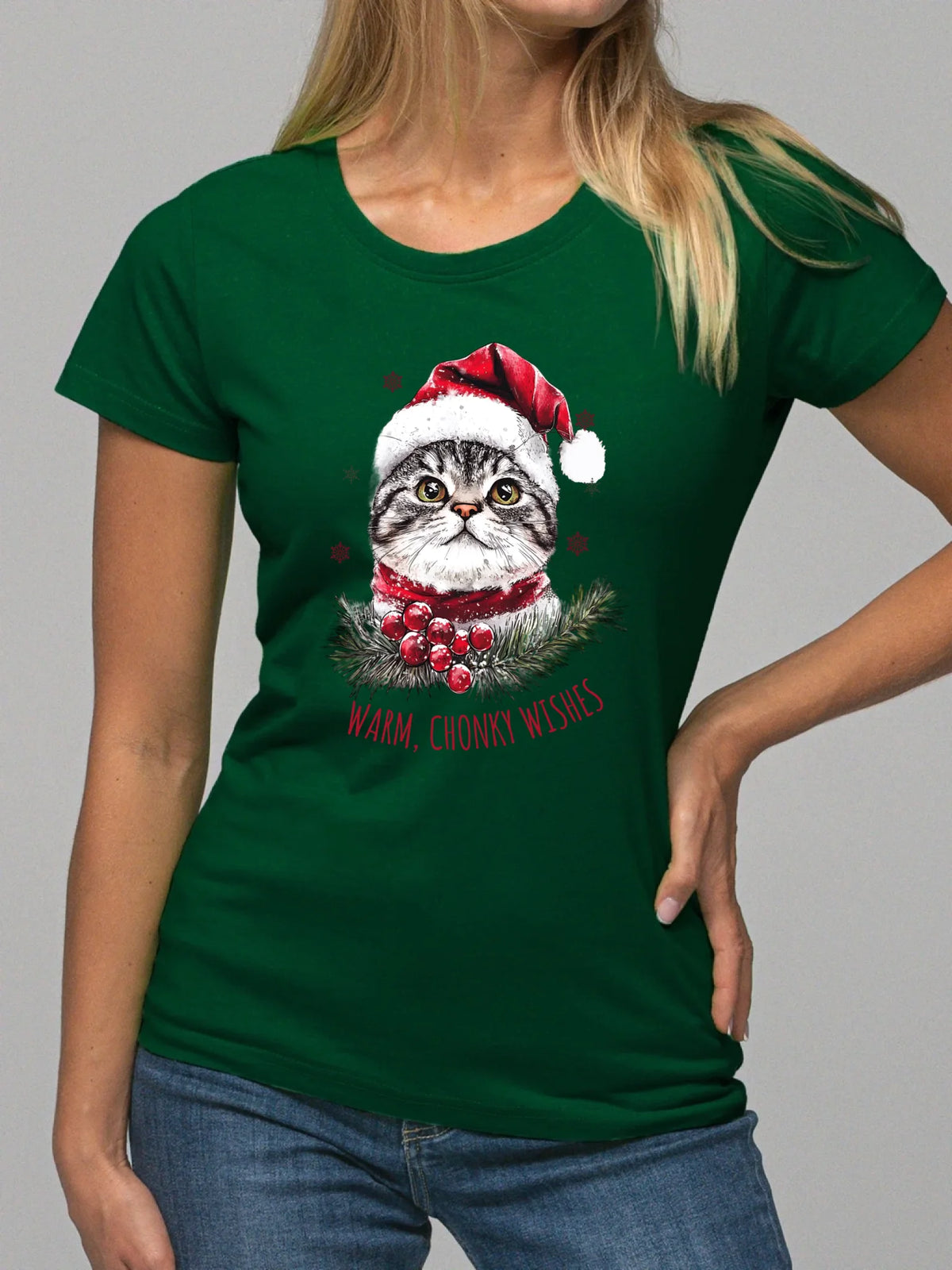 Koszulka damska świąteczna - Warm, Chonky Wishes BN36