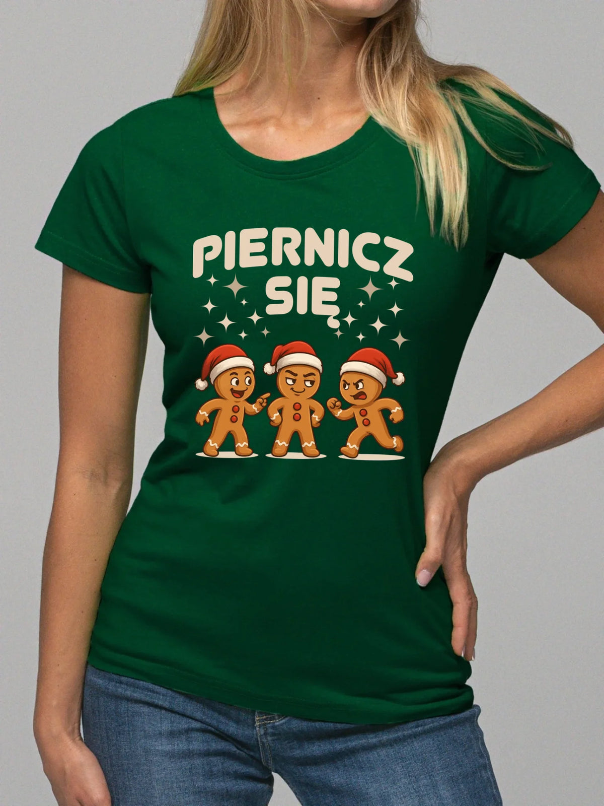 Koszulka damska świąteczna - Piernicz się BN149