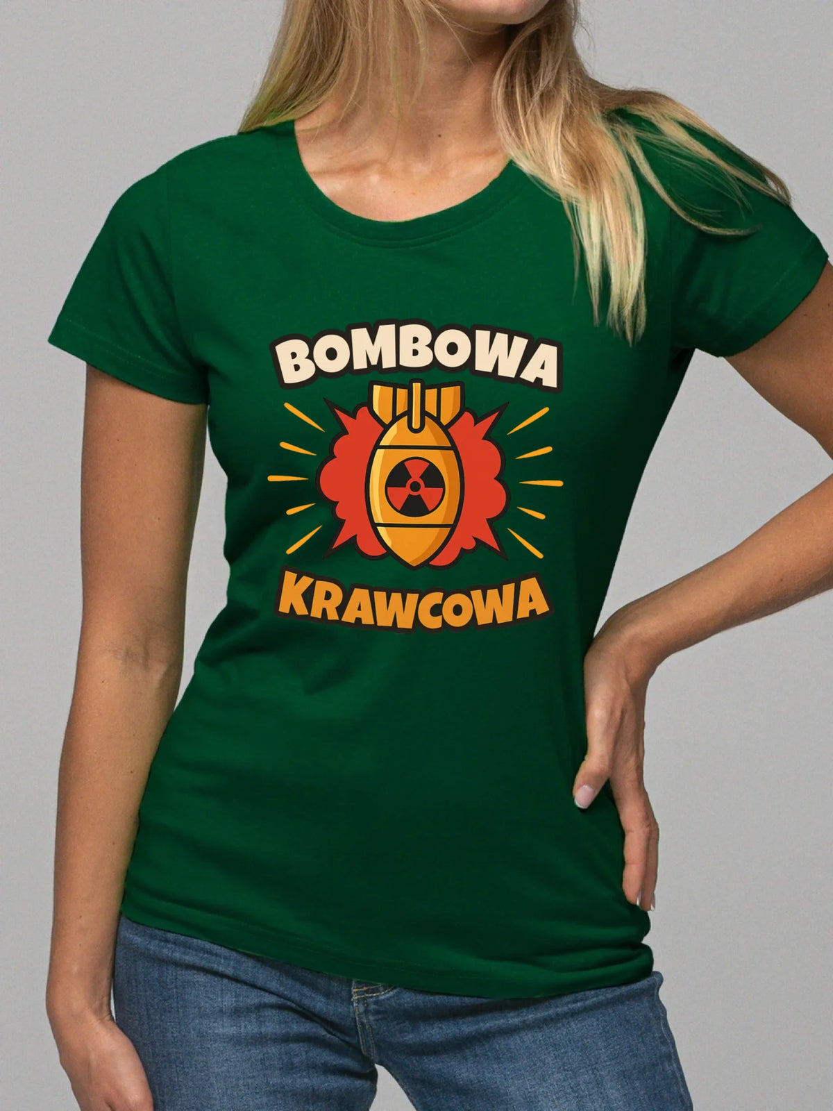 Koszulka damska szyciowa dla krawcowej - Bombowa krawcowa HS37