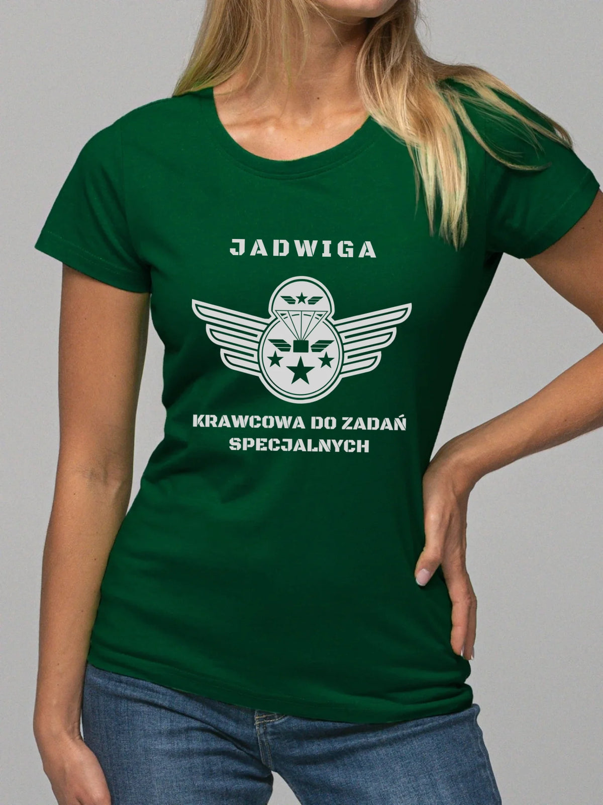 Koszulka damska szyciowa dla krawcowej - Krawcowa do zadań specjalnych HS38