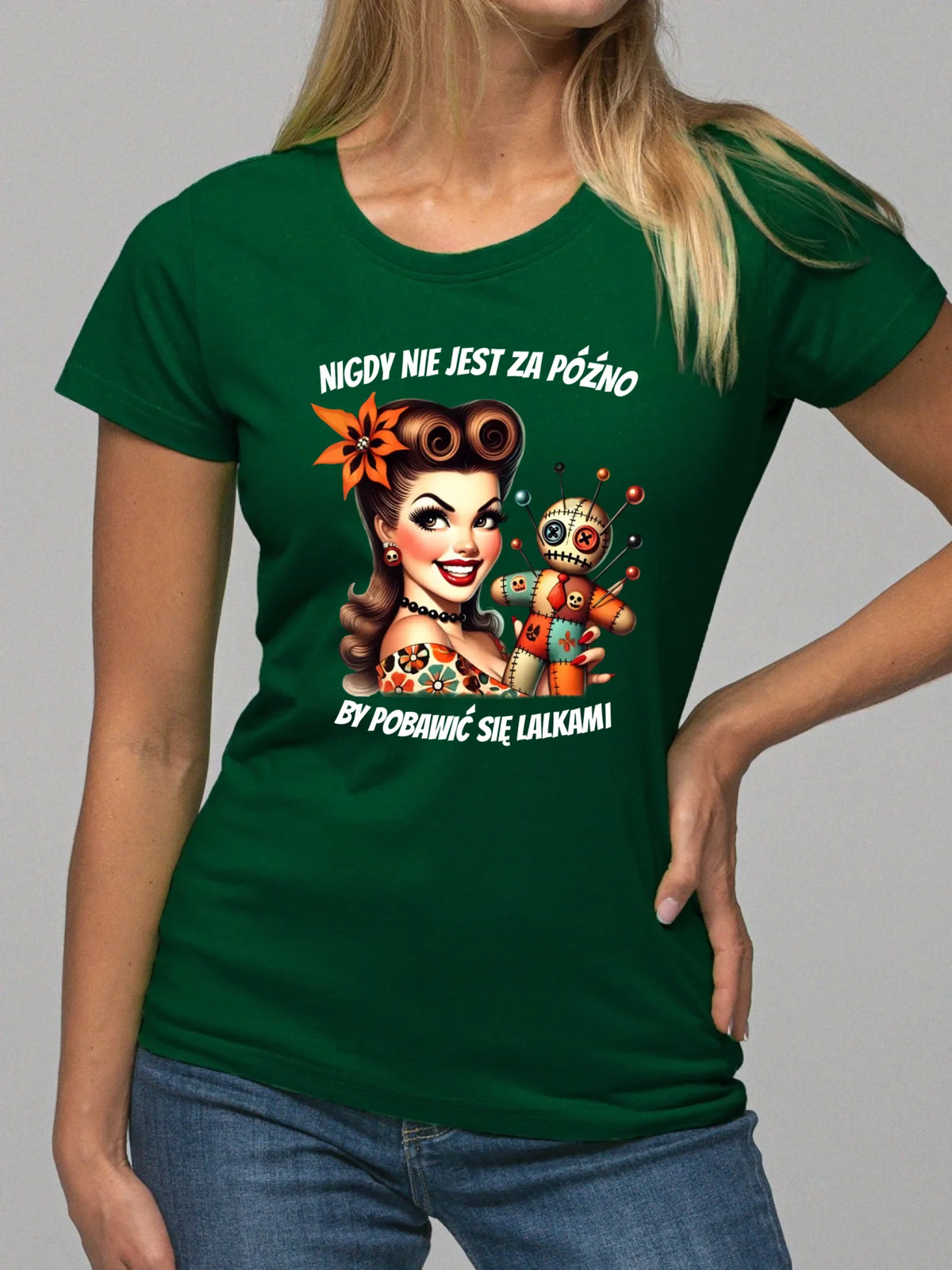 Koszulka damska - Laleczka Voodoo retro DZ21