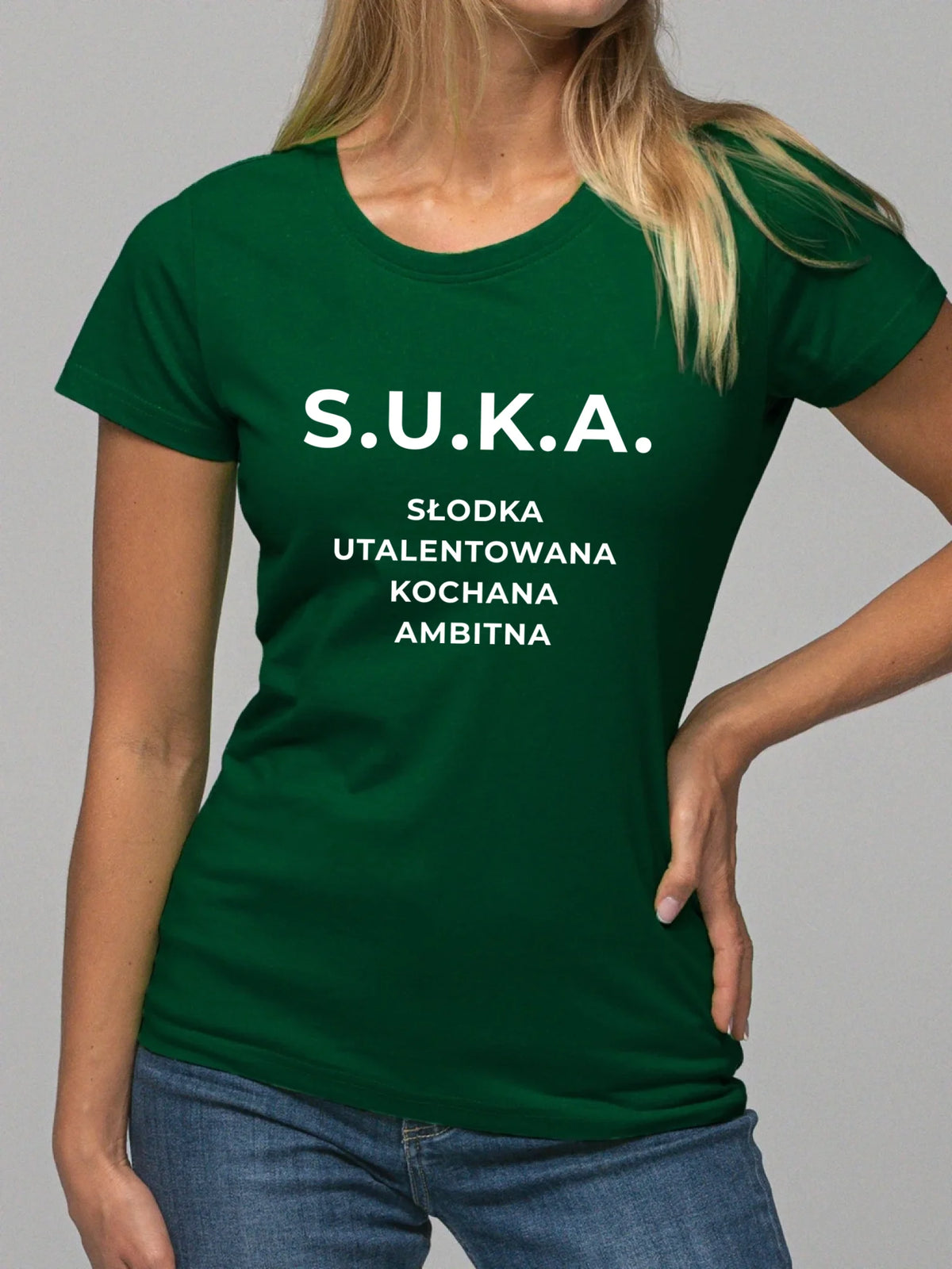 Koszulka damska - S.U.K.A. - śmieszny prezent dla niej - bez cenzury DZ16