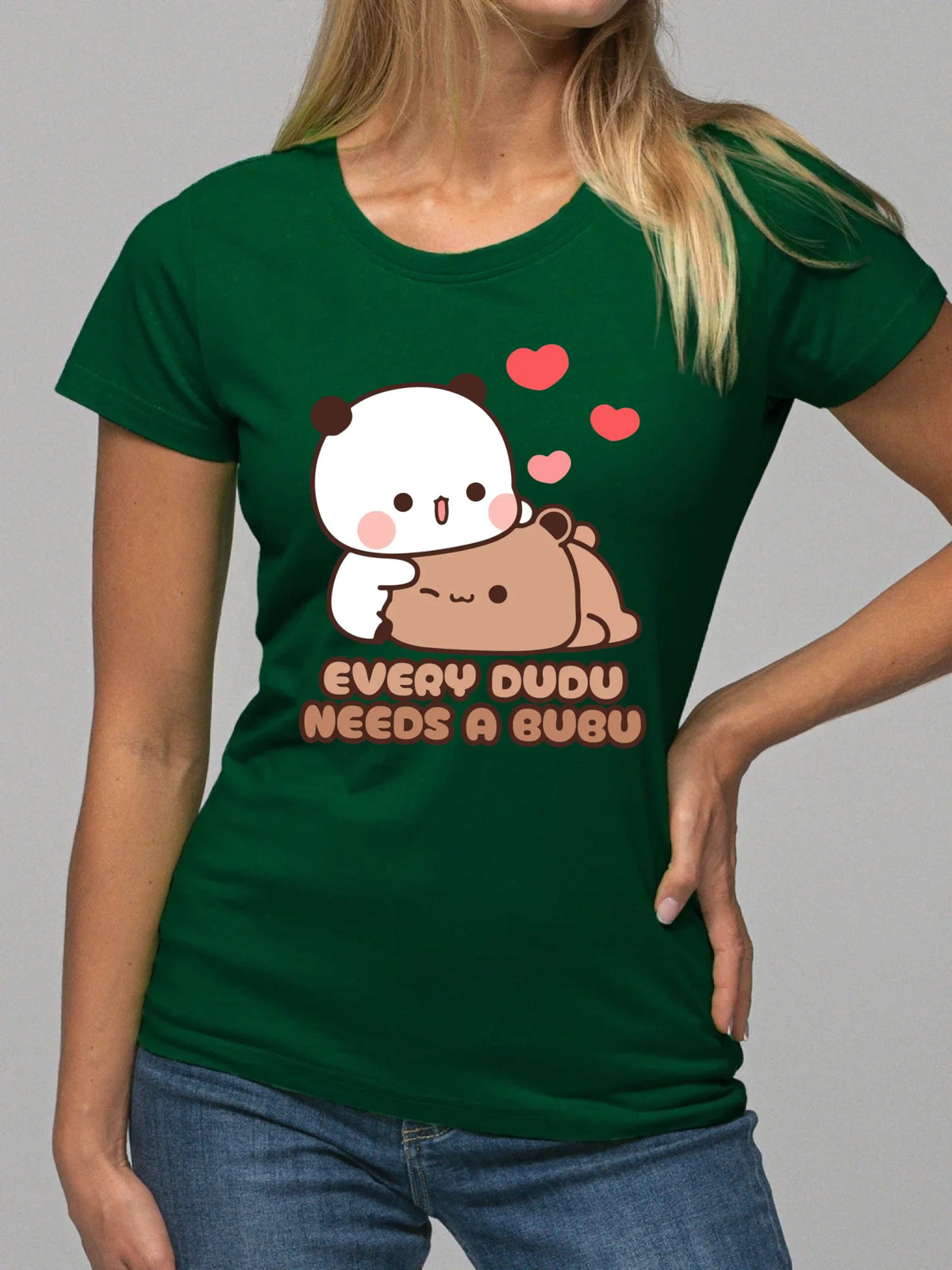Koszulka damska dla par - Every Dudu needs a Bubu W32
