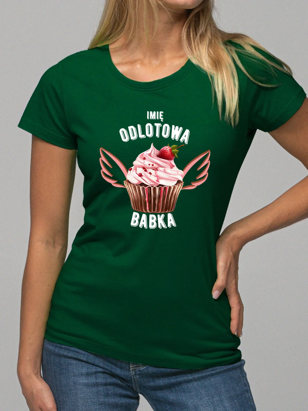 Koszulka damska - Odlotowa babka - personalizowana DZ06