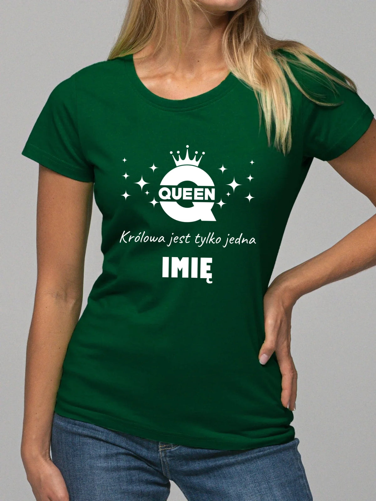 Koszulka damska - Queen Królowa jest tylko jedna - personalizowana W40