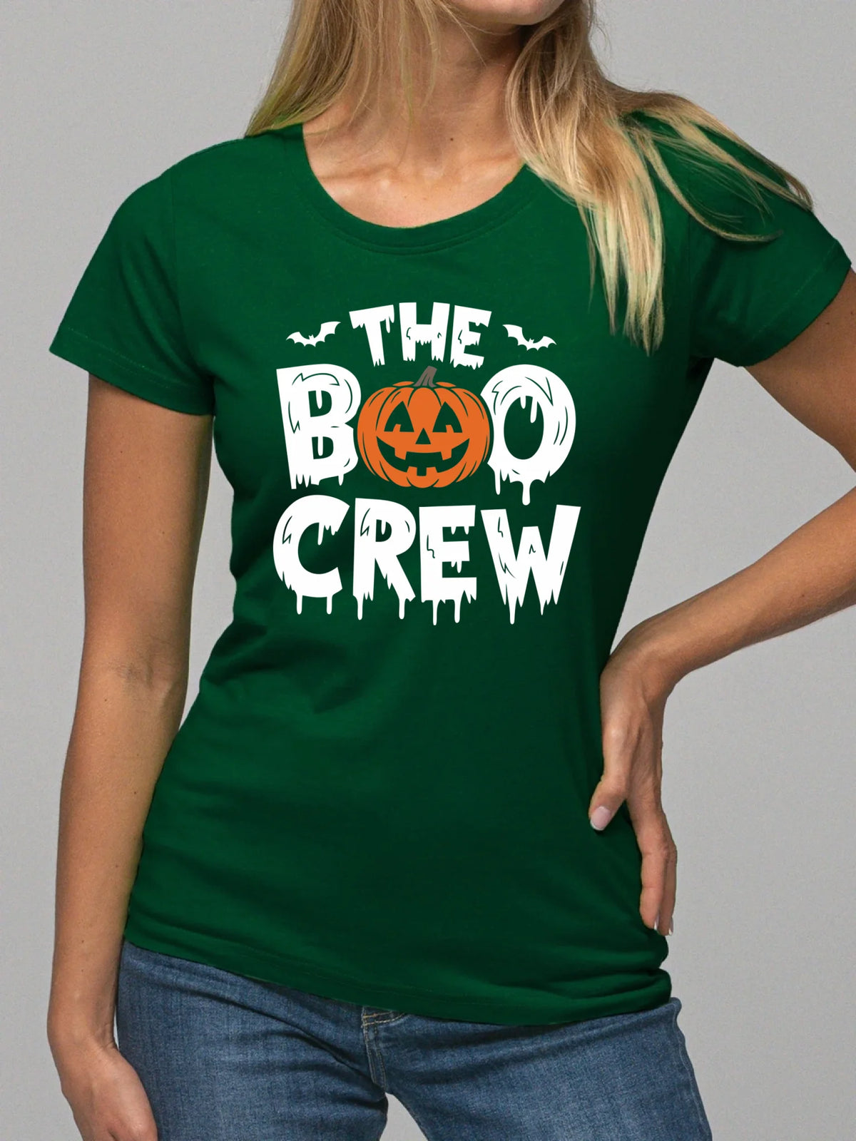 Koszulka damska na Halloween - The Boo Crew HL12