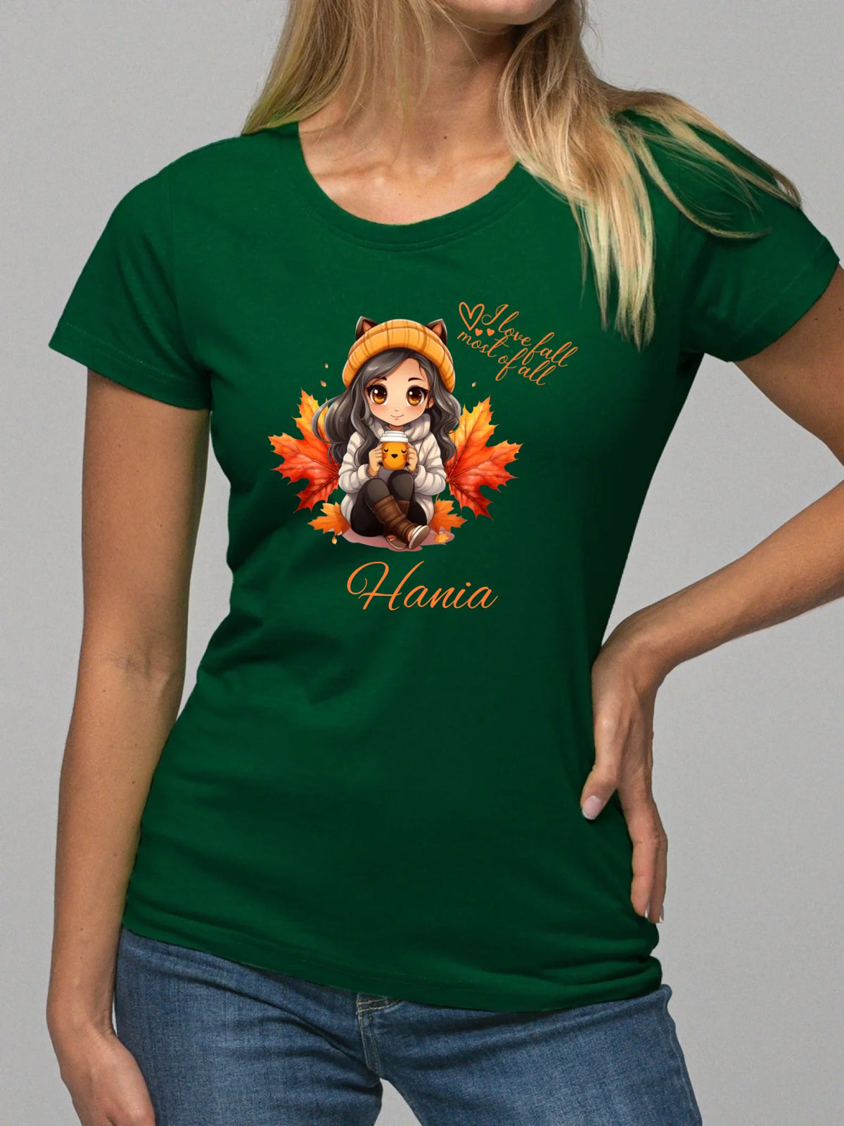 Koszulka damska jesieniara - Anime - personalizowana JS06