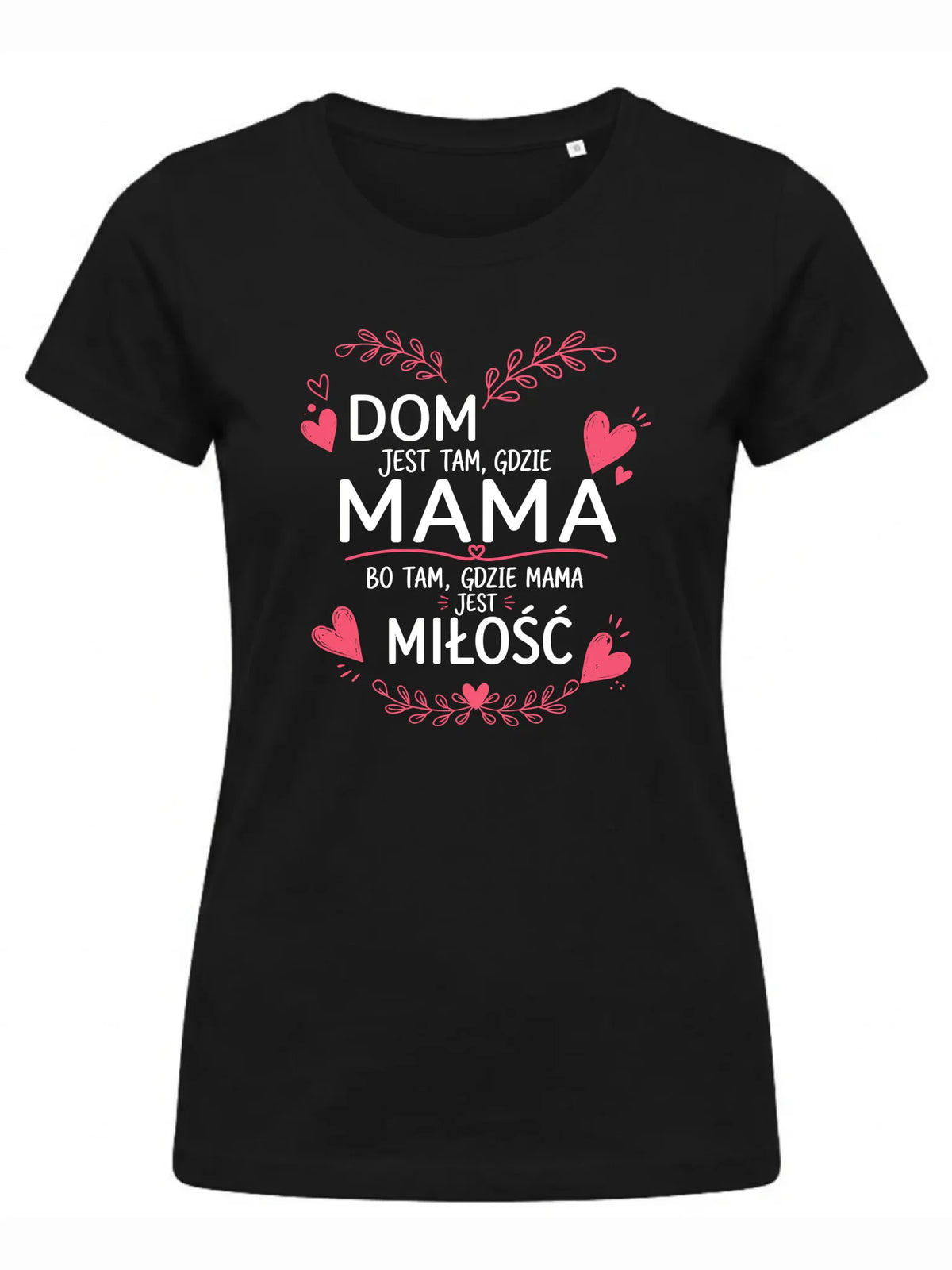 Koszulka dla mamy - Dom jest tam gdzie mama DM31