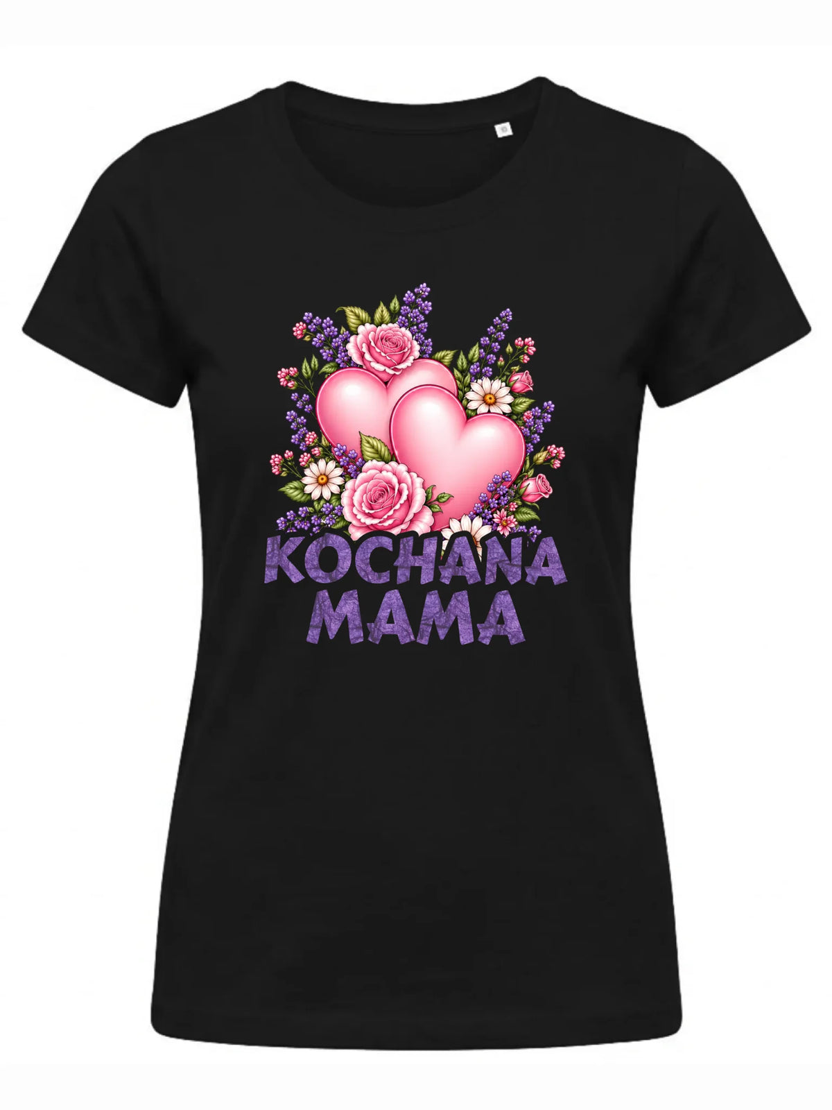 Koszulka dla mamy - Kochana Mama bukiet z sercem DM46