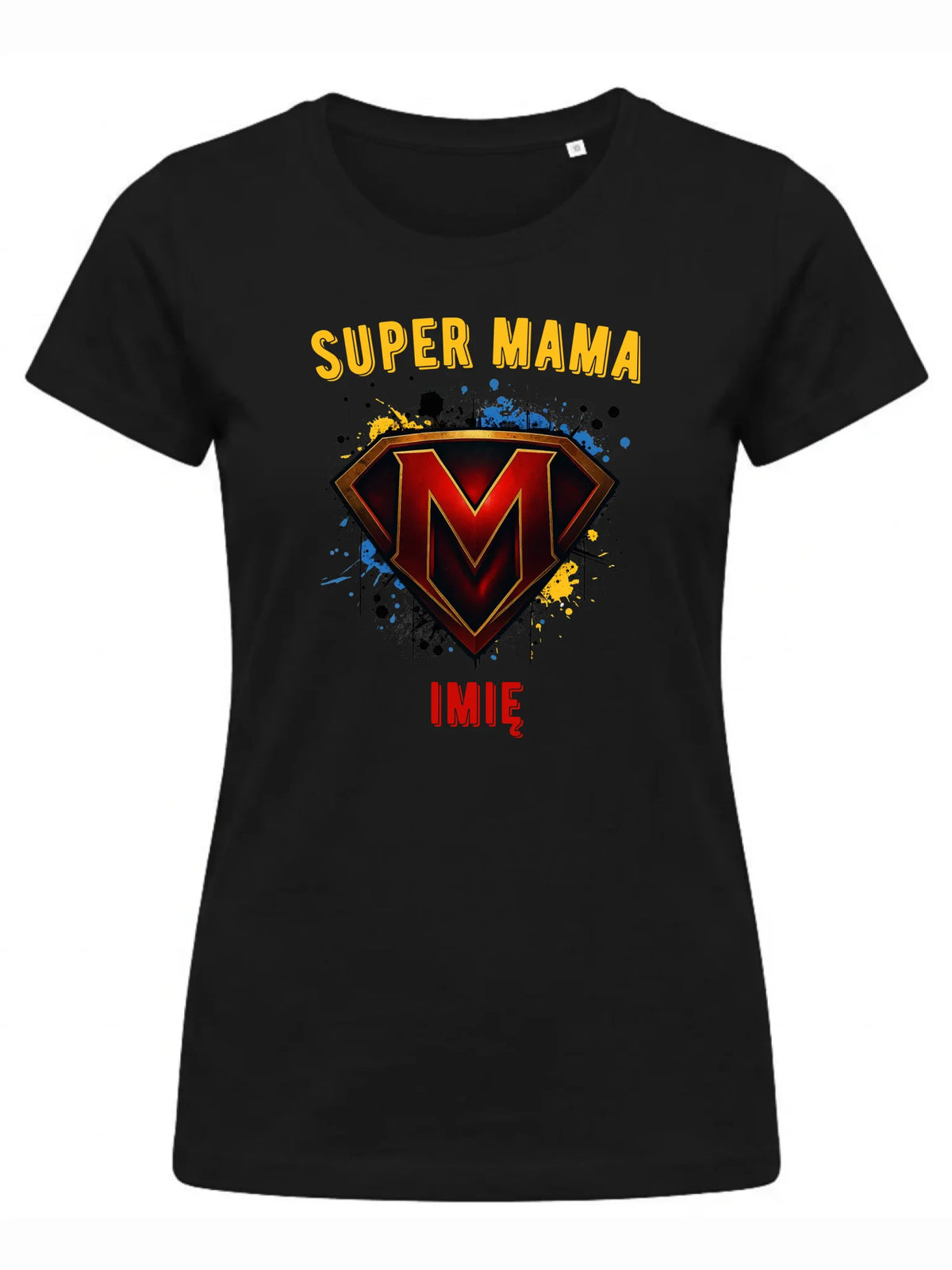 Koszulka dla mamy - Super Mama - personalizowana DM07
