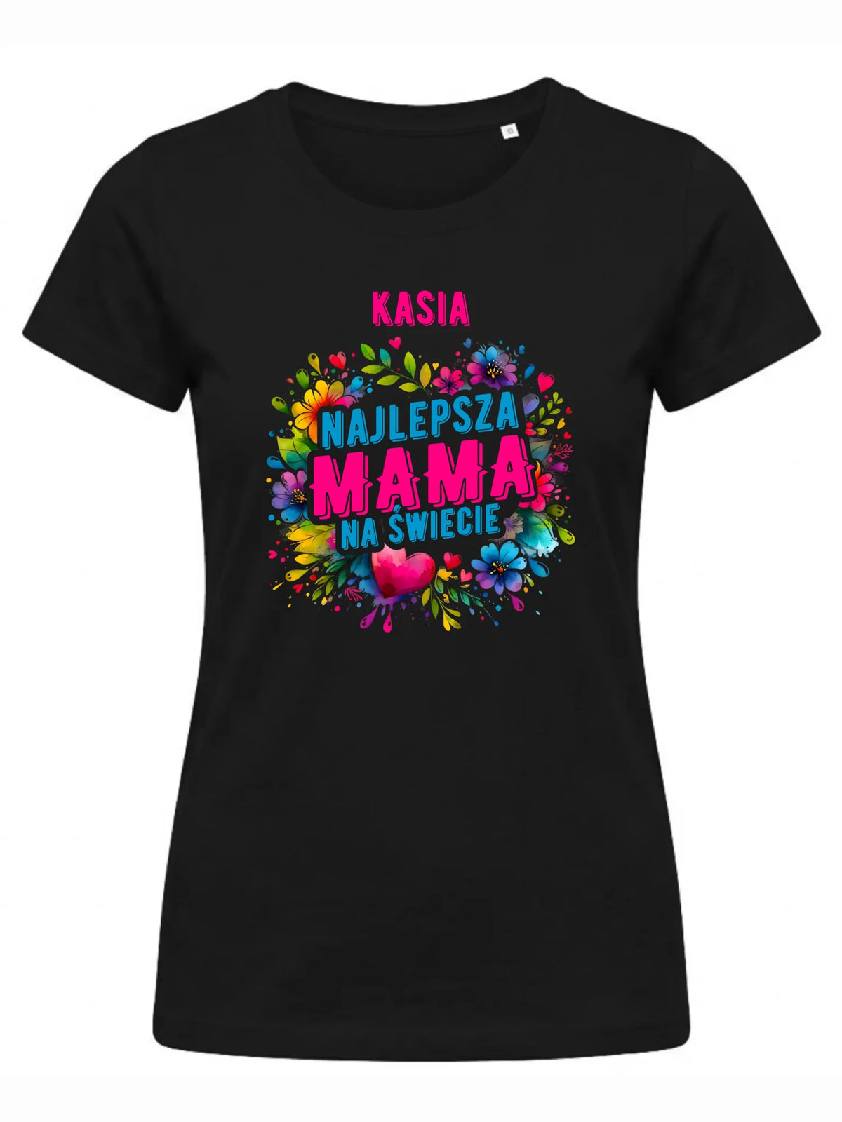 Koszulka dla mamy - Najlepsza Mama - personalizowana DM15