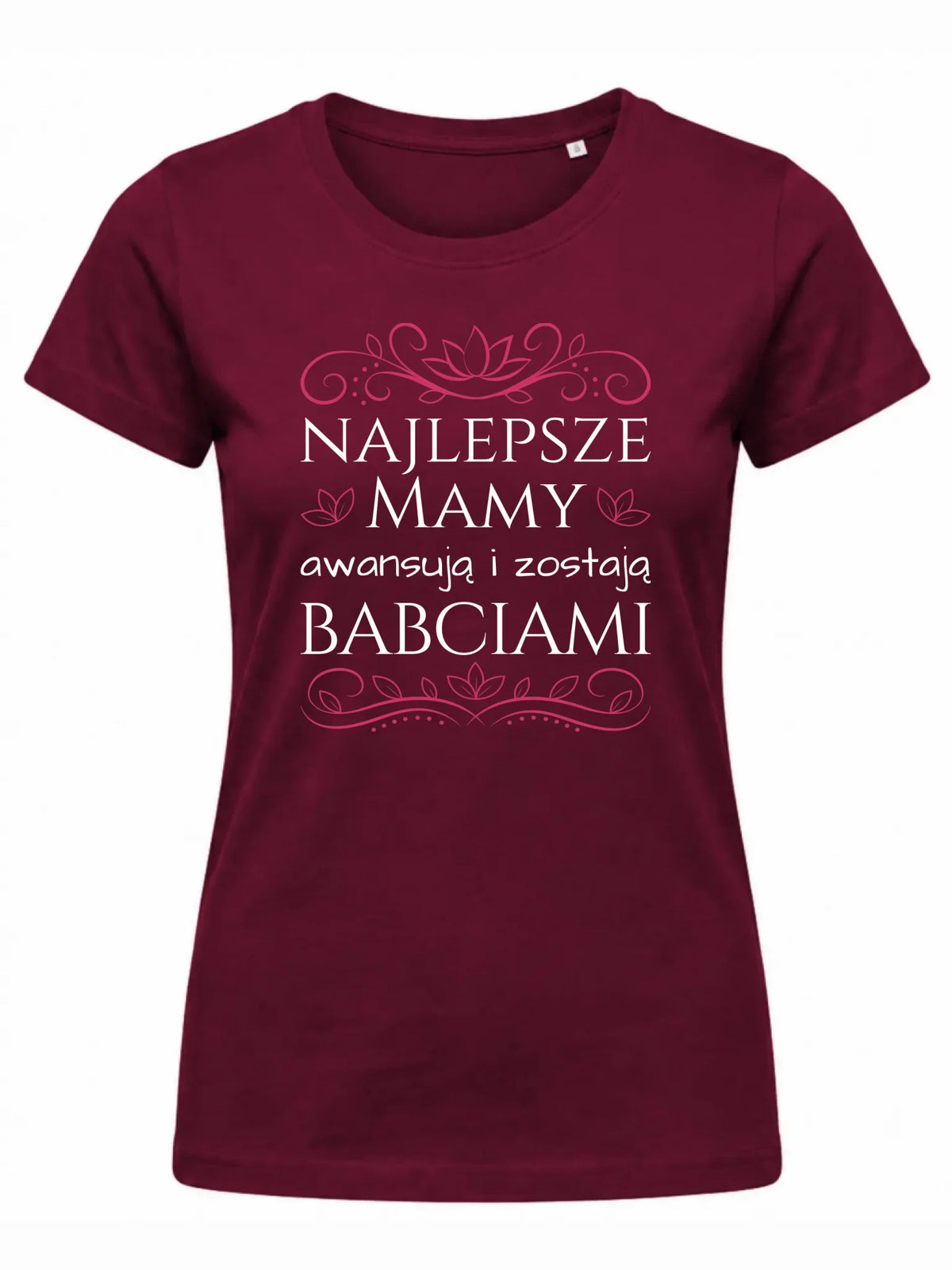 Koszulka dla mamy - przyszłej babci - Najlepsze mamy awansują i zostają babciami DM26