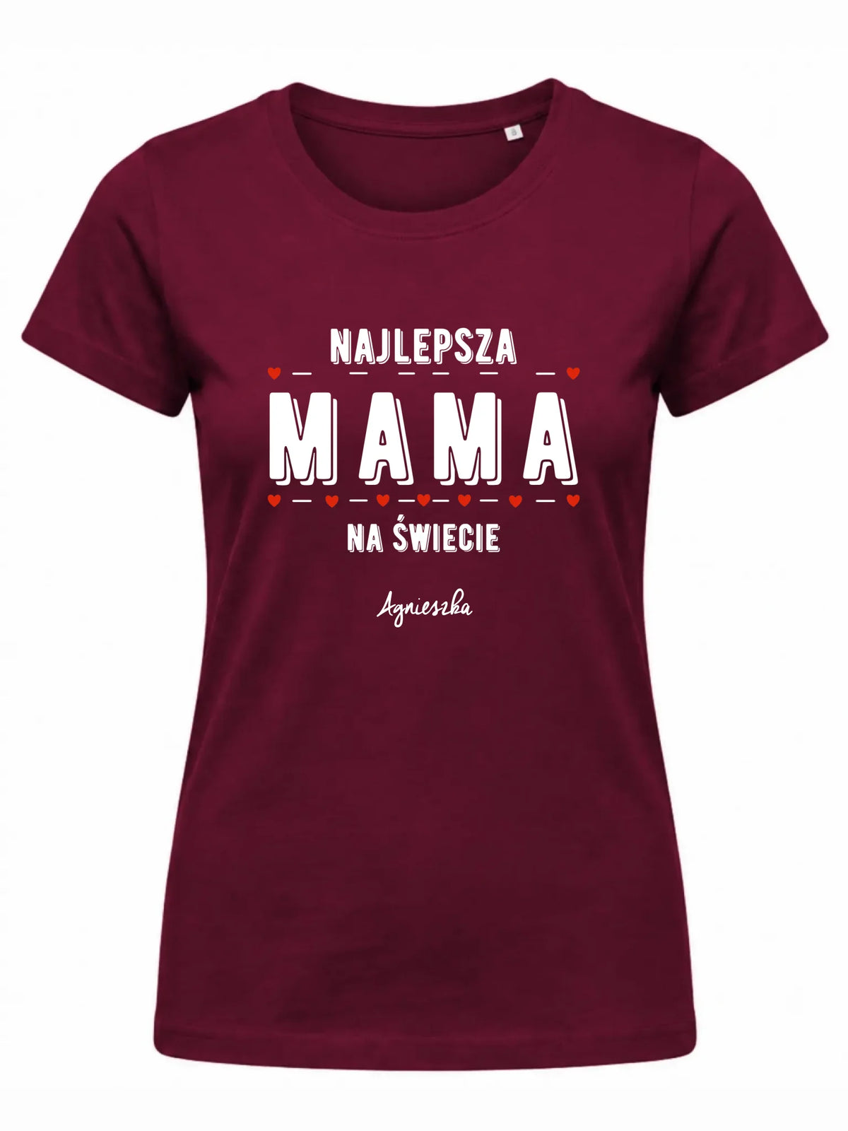 Koszulka z imieniem dla mamy - Najlepsza mama - personalizowana DM22