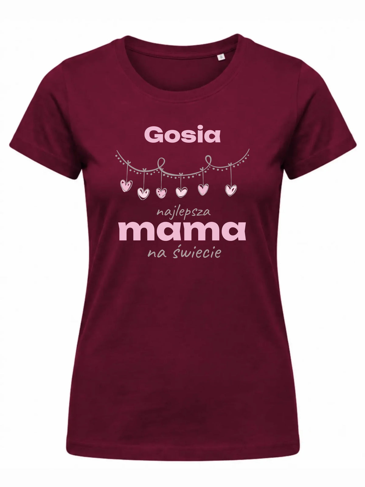 Koszulka dla mamy - Najlepsza Mama - personalizowana DM27