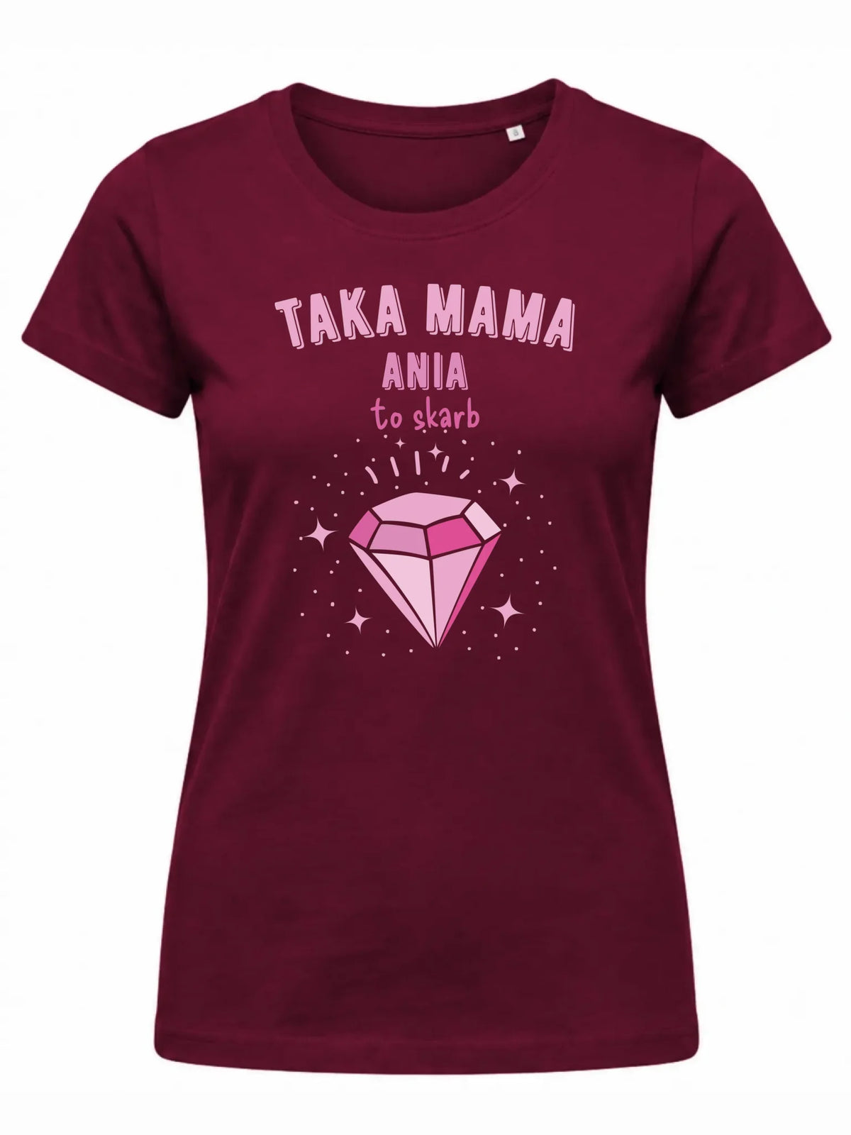 Koszulka z imieniem dla mamy - Taka mama to skarb - personalizowana DM18