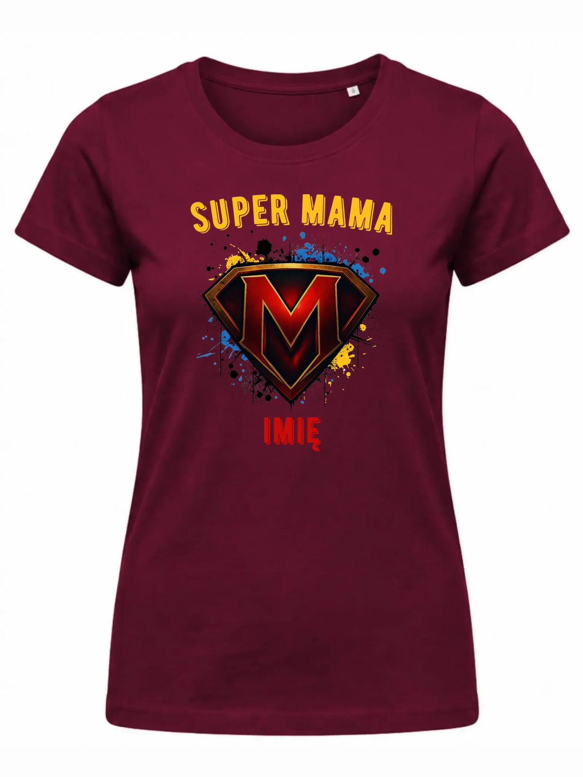 Koszulka dla mamy - Super Mama - personalizowana DM07