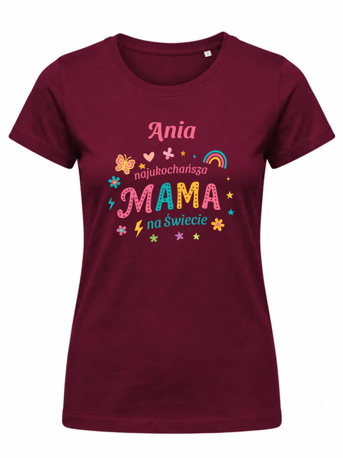 Koszulka dla mamy - Najukochańsza mama na Świecie - personalizowana DM03