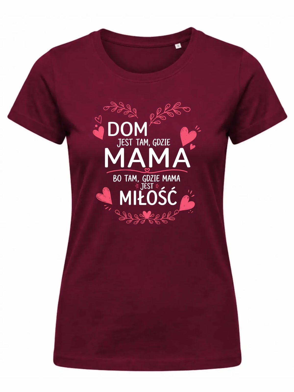 Koszulka dla mamy - Dom jest tam gdzie mama DM31