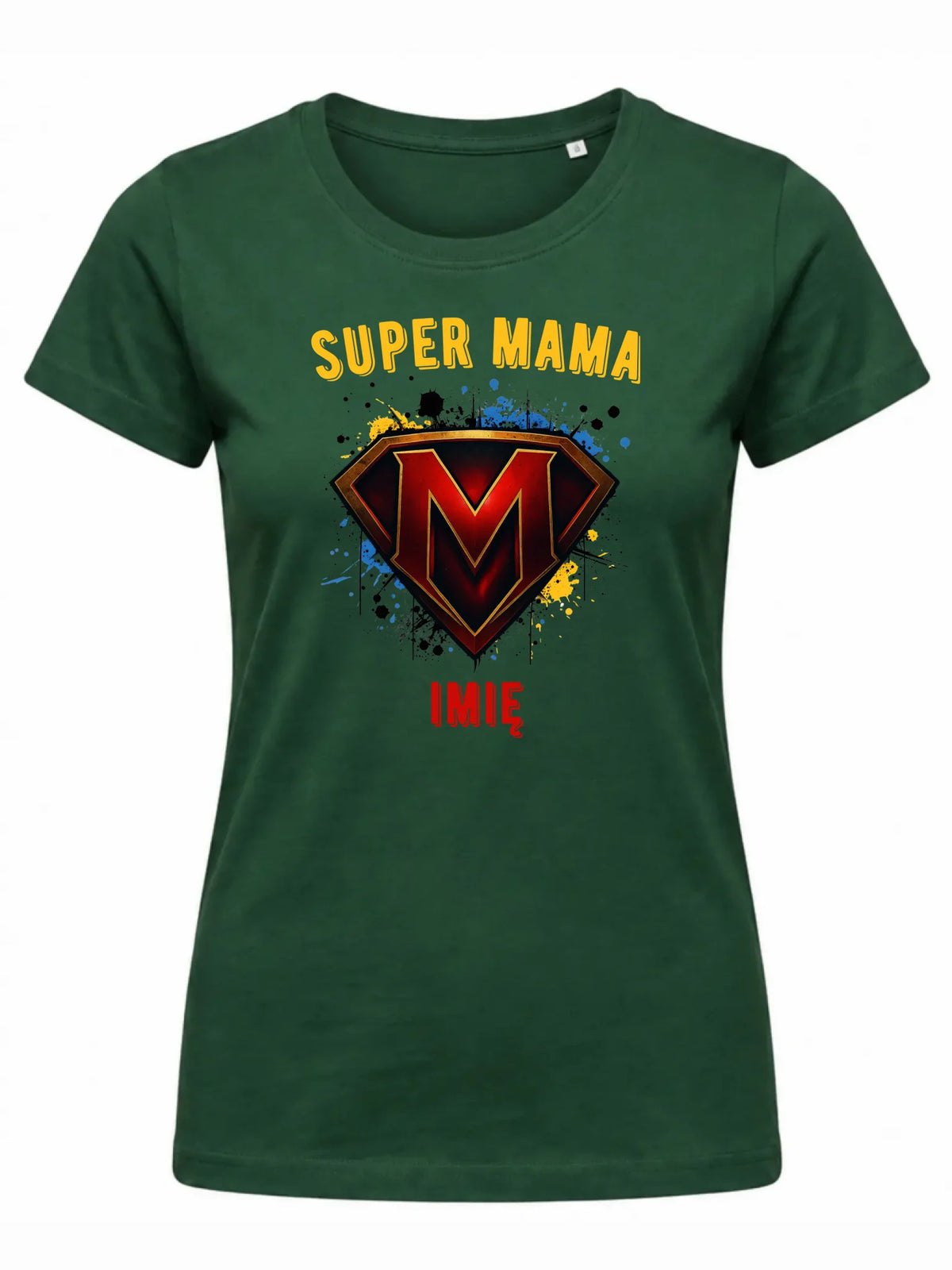 Koszulka dla mamy - Super Mama - personalizowana DM07