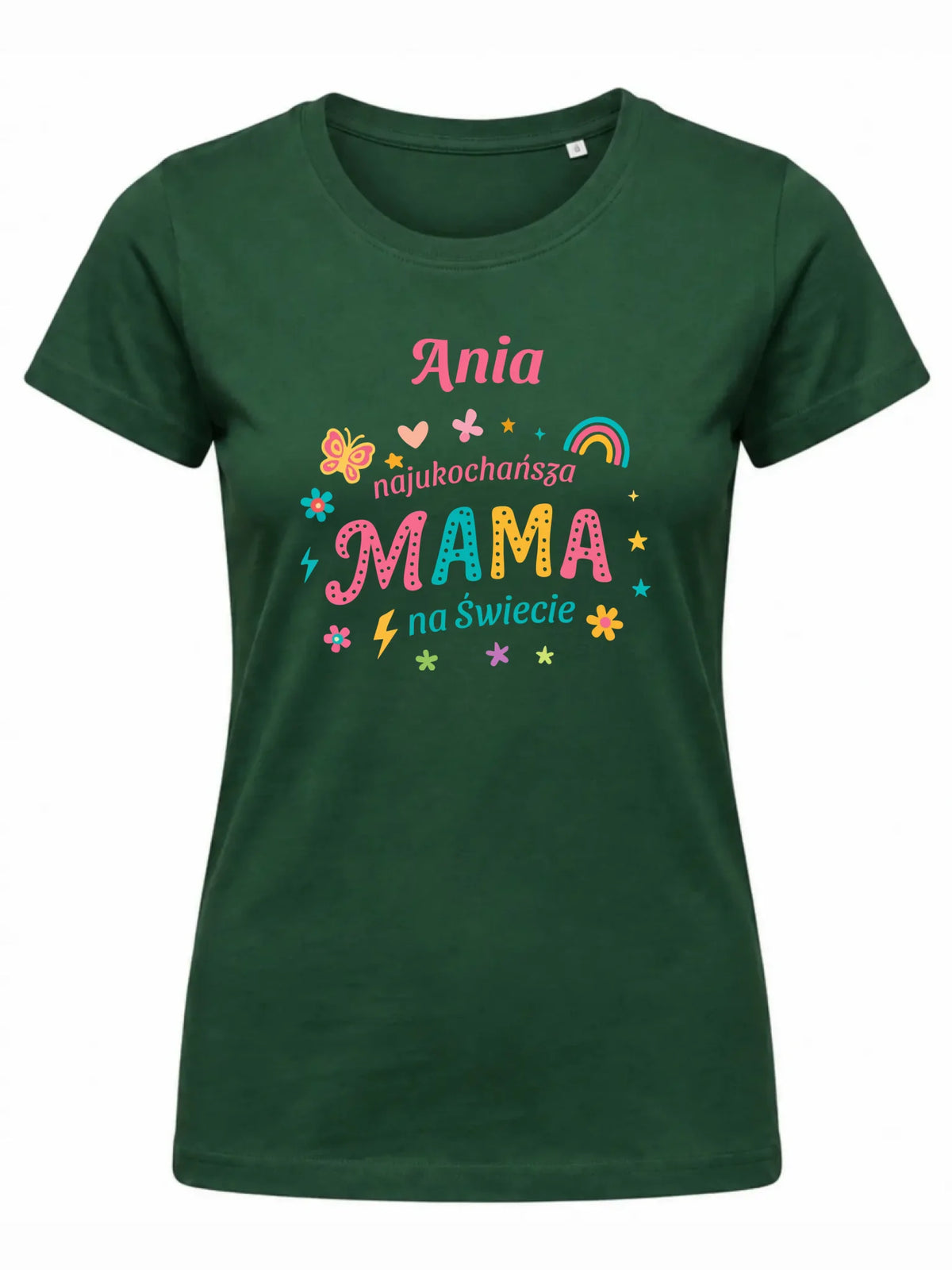 Koszulka dla mamy - Najukochańsza mama na Świecie - personalizowana DM03