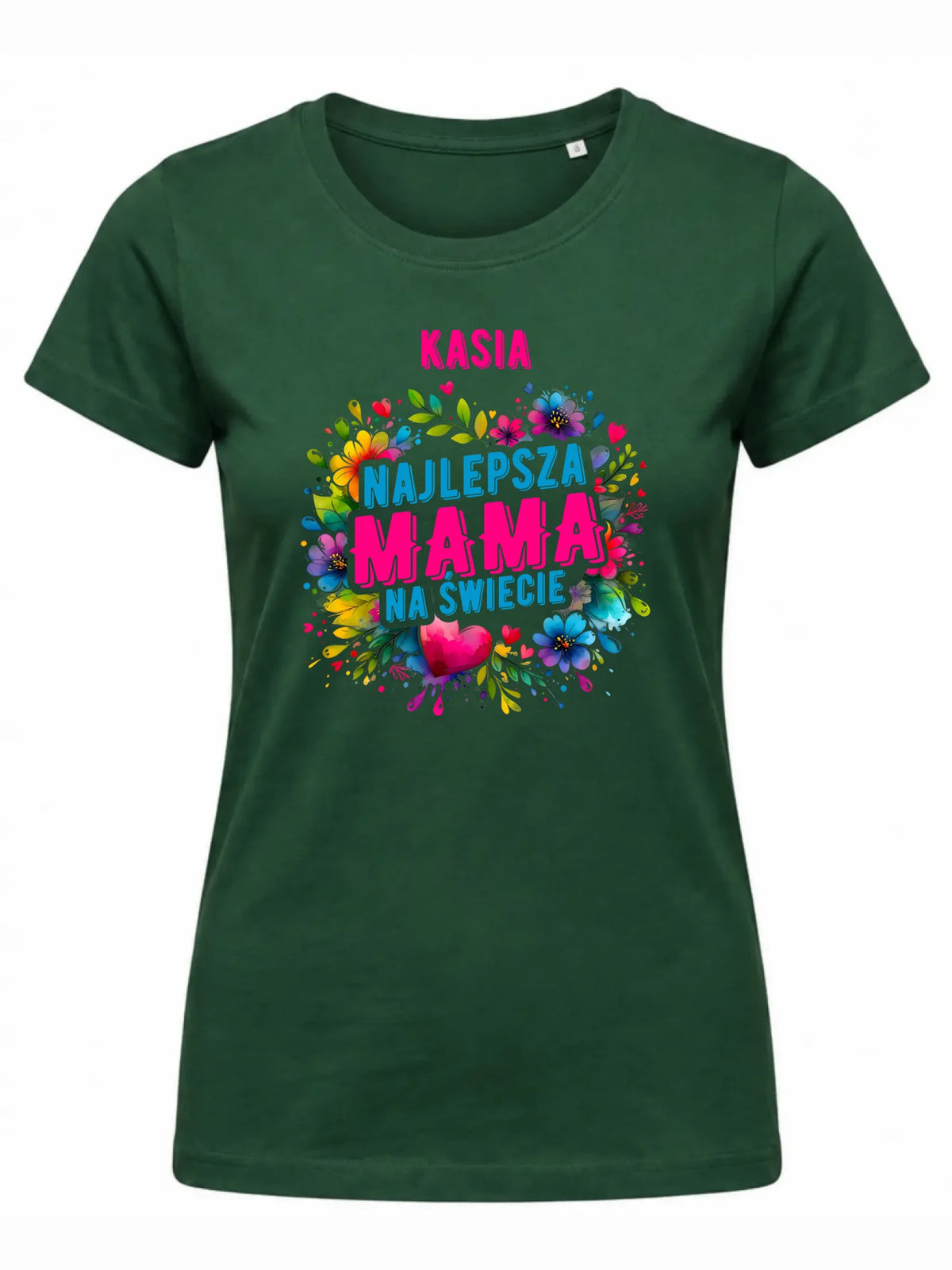Koszulka dla mamy - Najlepsza Mama - personalizowana DM15