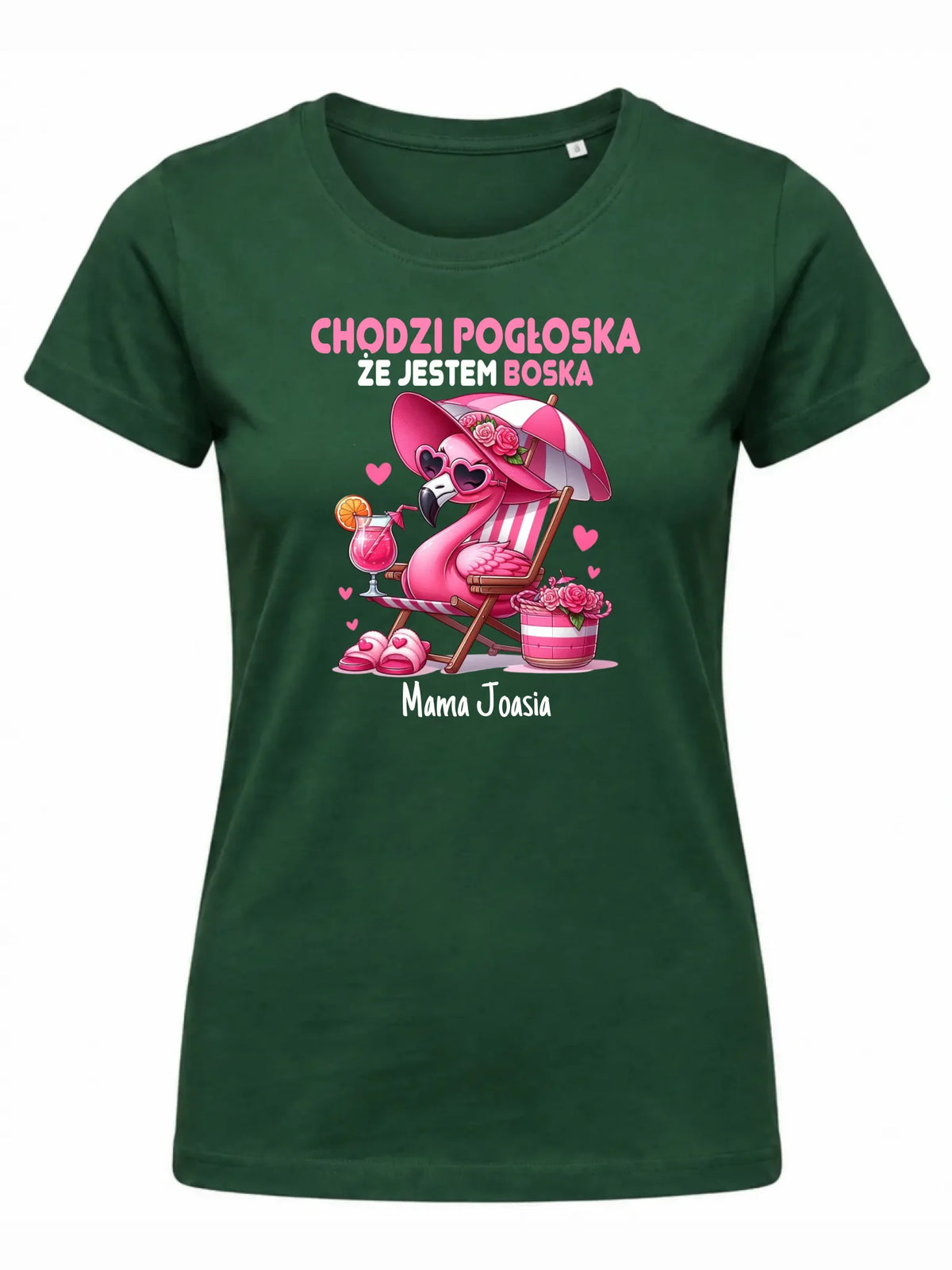 Koszulka dla mamy - Chodzi pogłoska, że jestem boska - personalizowana DM14