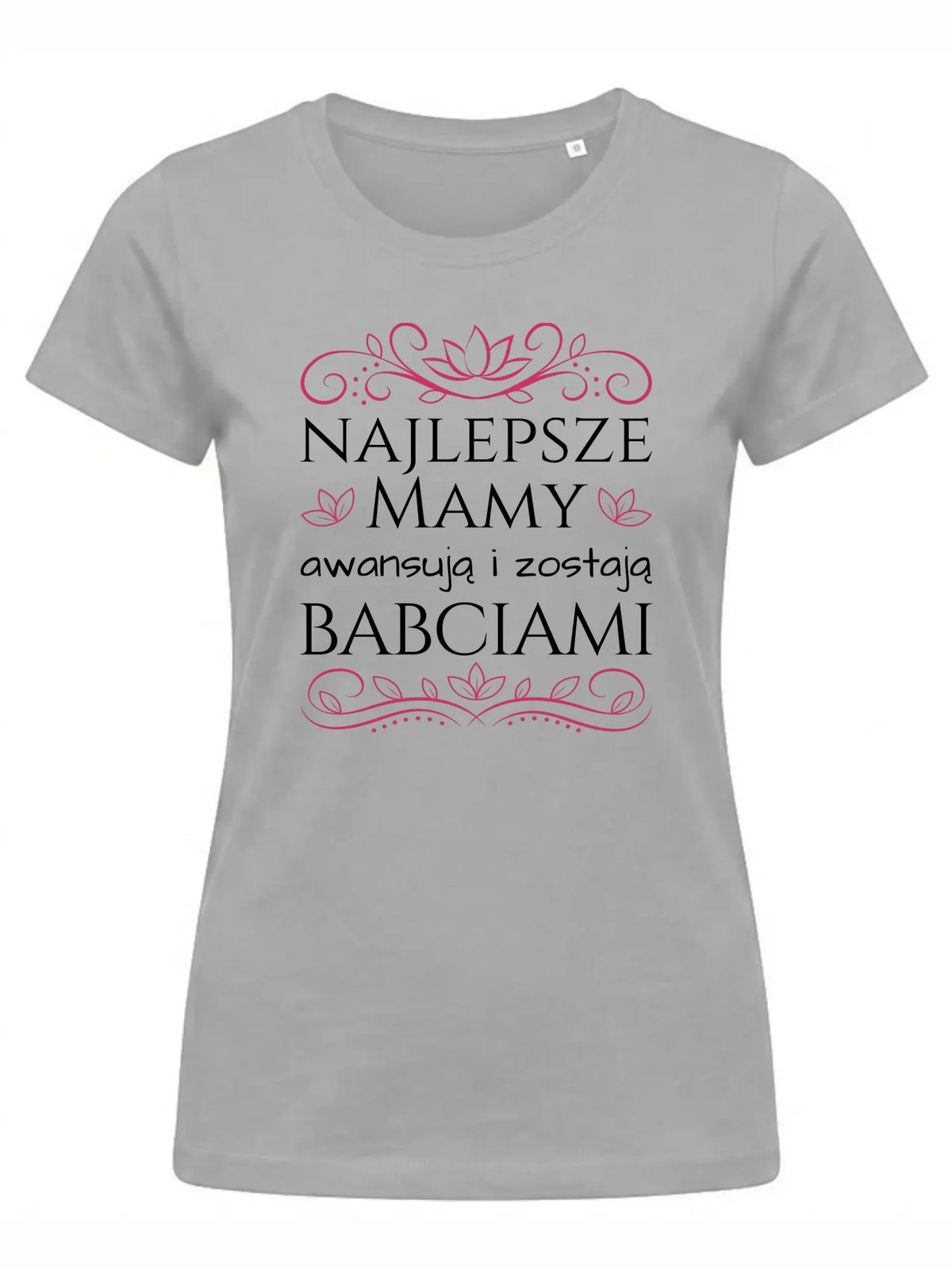 Koszulka dla mamy - przyszłej babci - Najlepsze mamy awansują i zostają babciami DM26