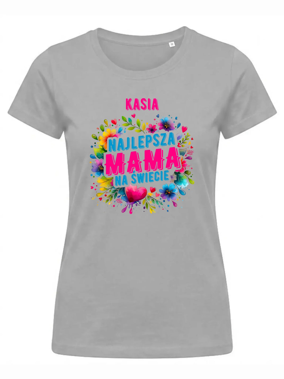 Koszulka dla mamy - Najlepsza Mama - personalizowana DM15