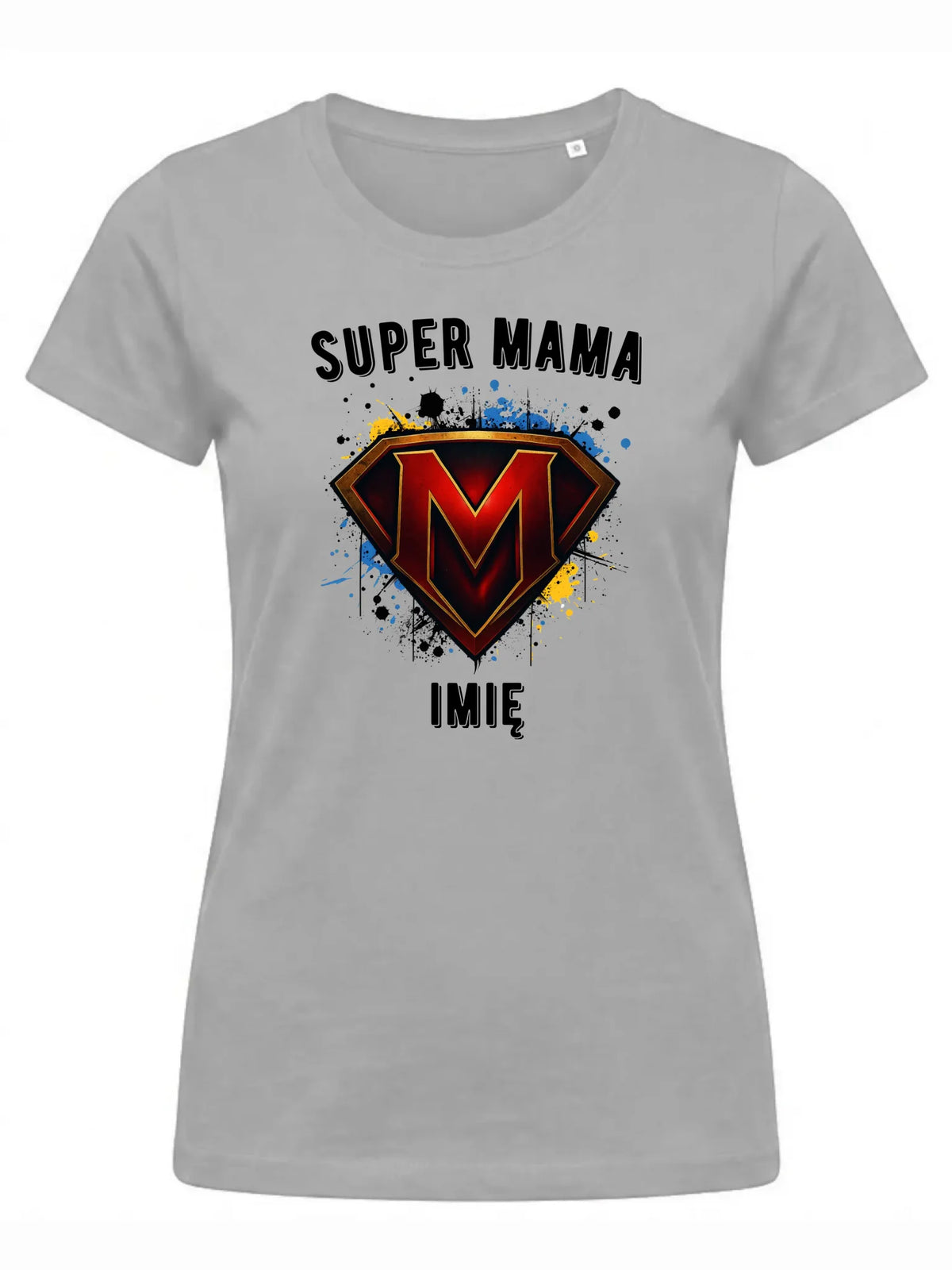 Koszulka dla mamy - Super Mama - personalizowana DM07