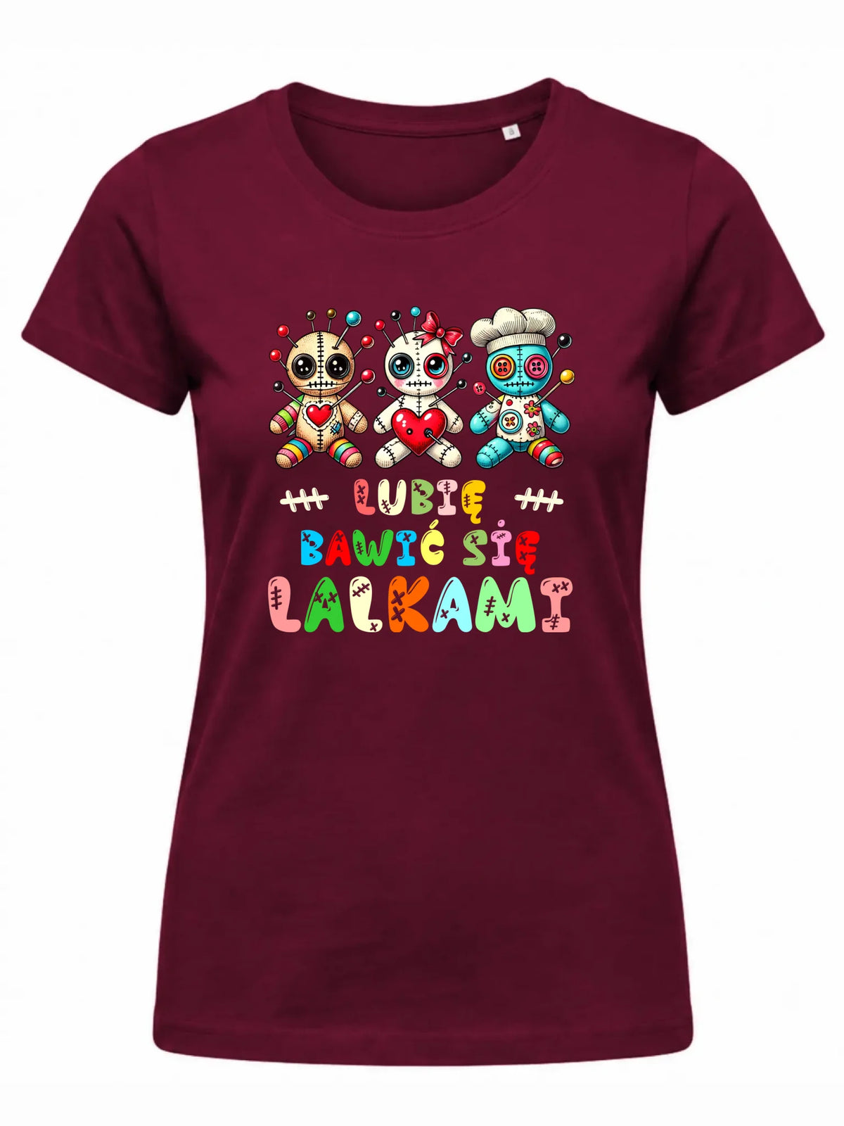 Koszulka damska - Voodoo Lubię bawić się lalkami W52